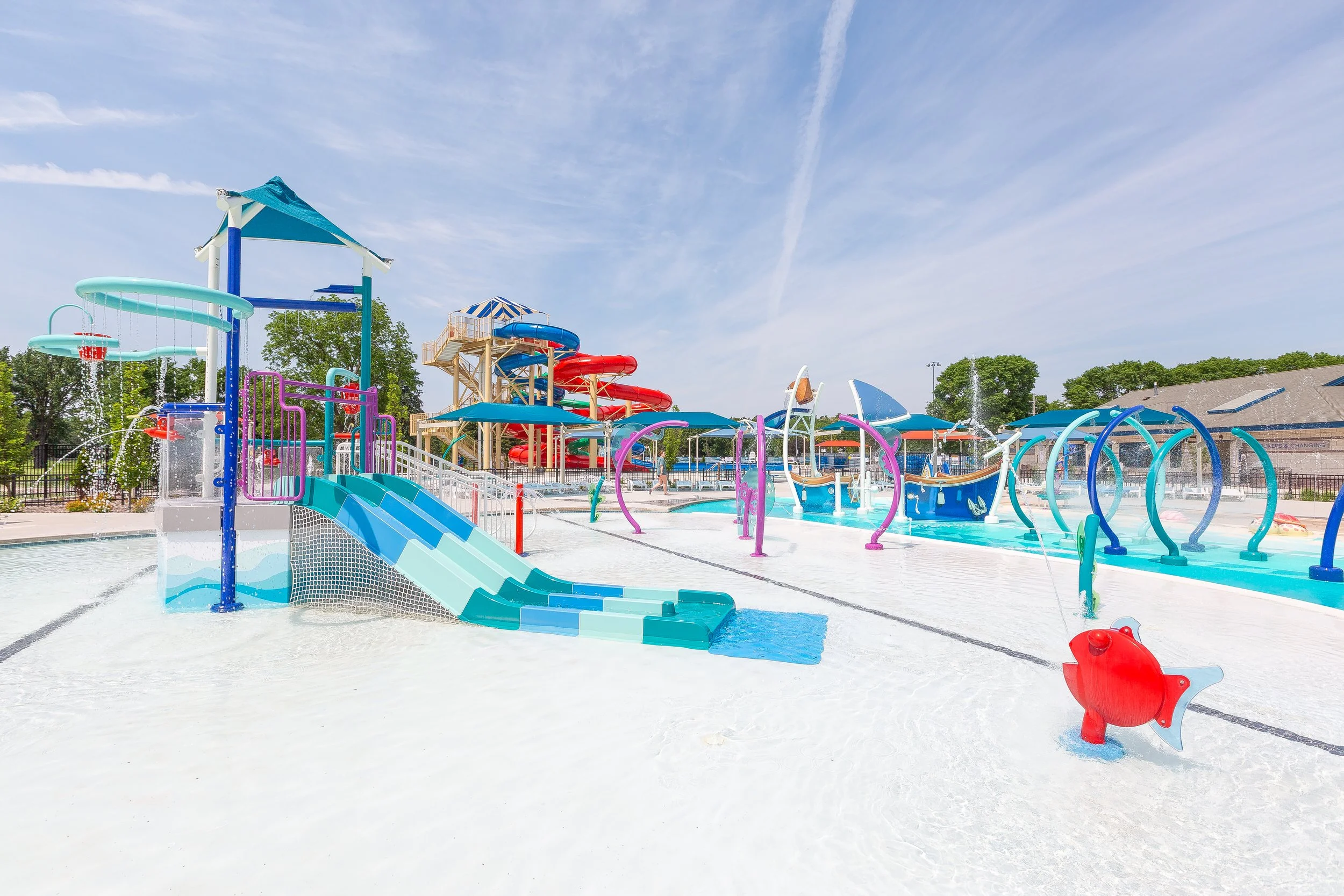 Soldiers Field Aquatic Center, Life Floor  splash pad design