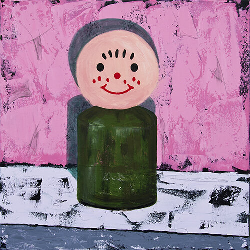 VINTAGE LITTLE PEOPLE GREEN