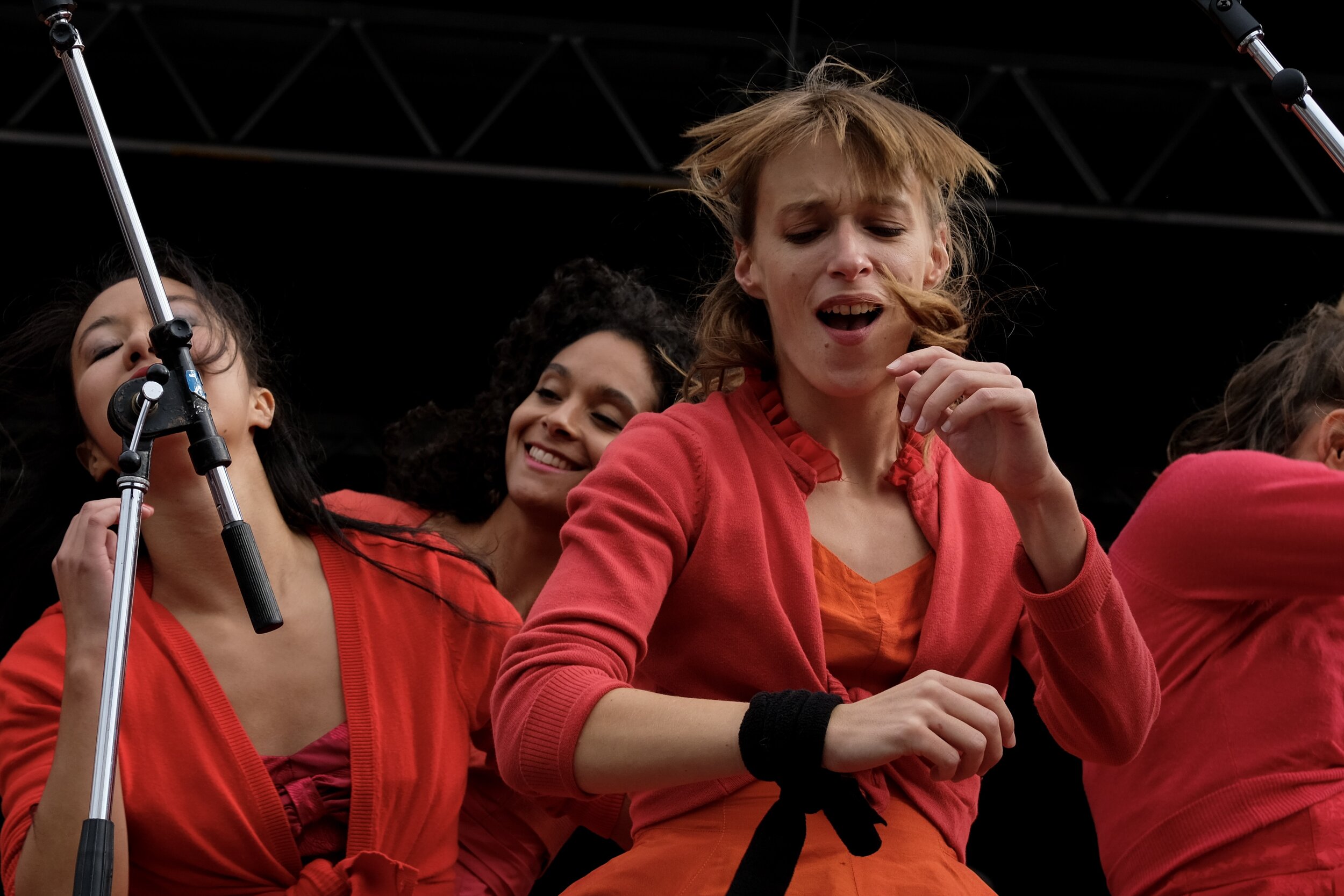  © Vanessa Fortin | Dans les nacelles de Pourpour | Claudia Chan Tak, Anne-Flore de Rochambeau, Marie Mougeolle 