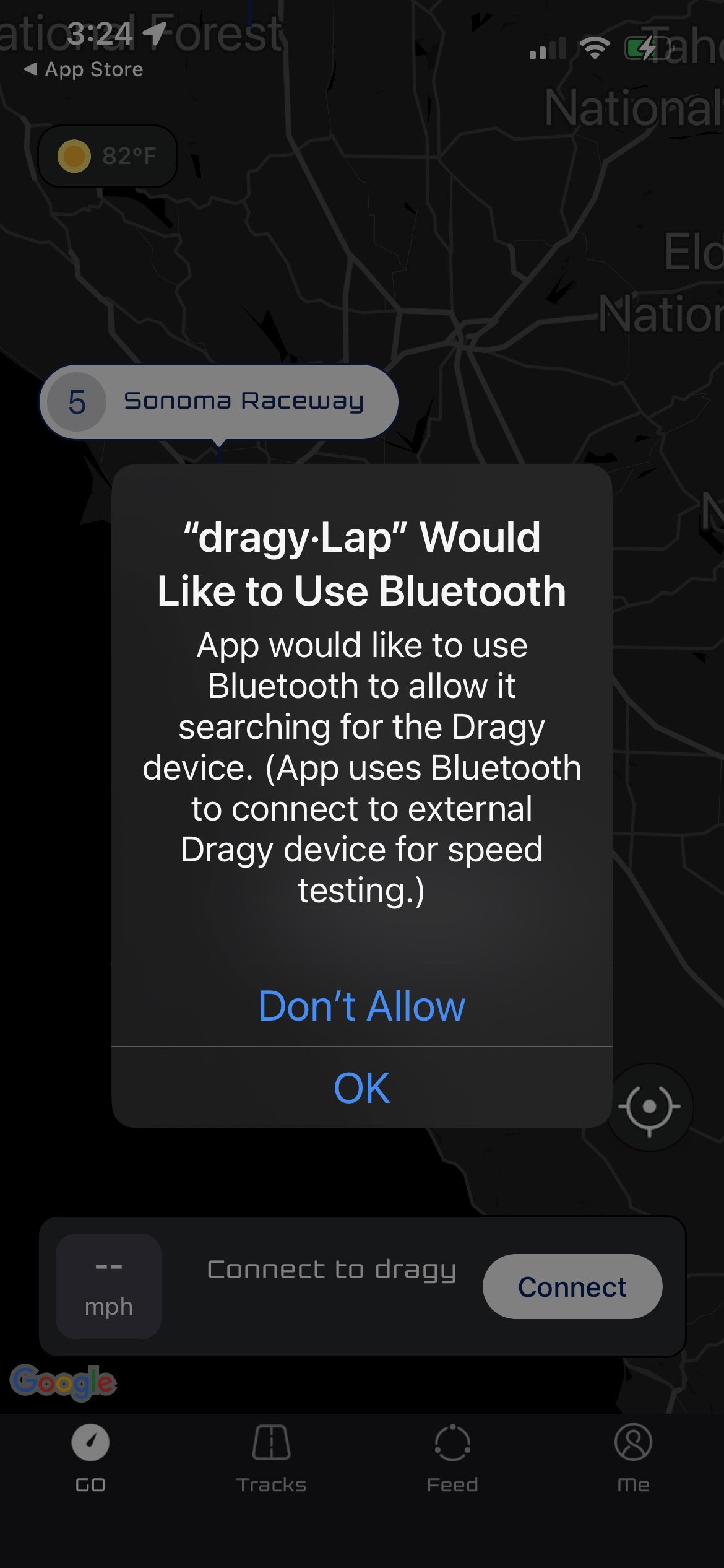 Allow Bluetooth