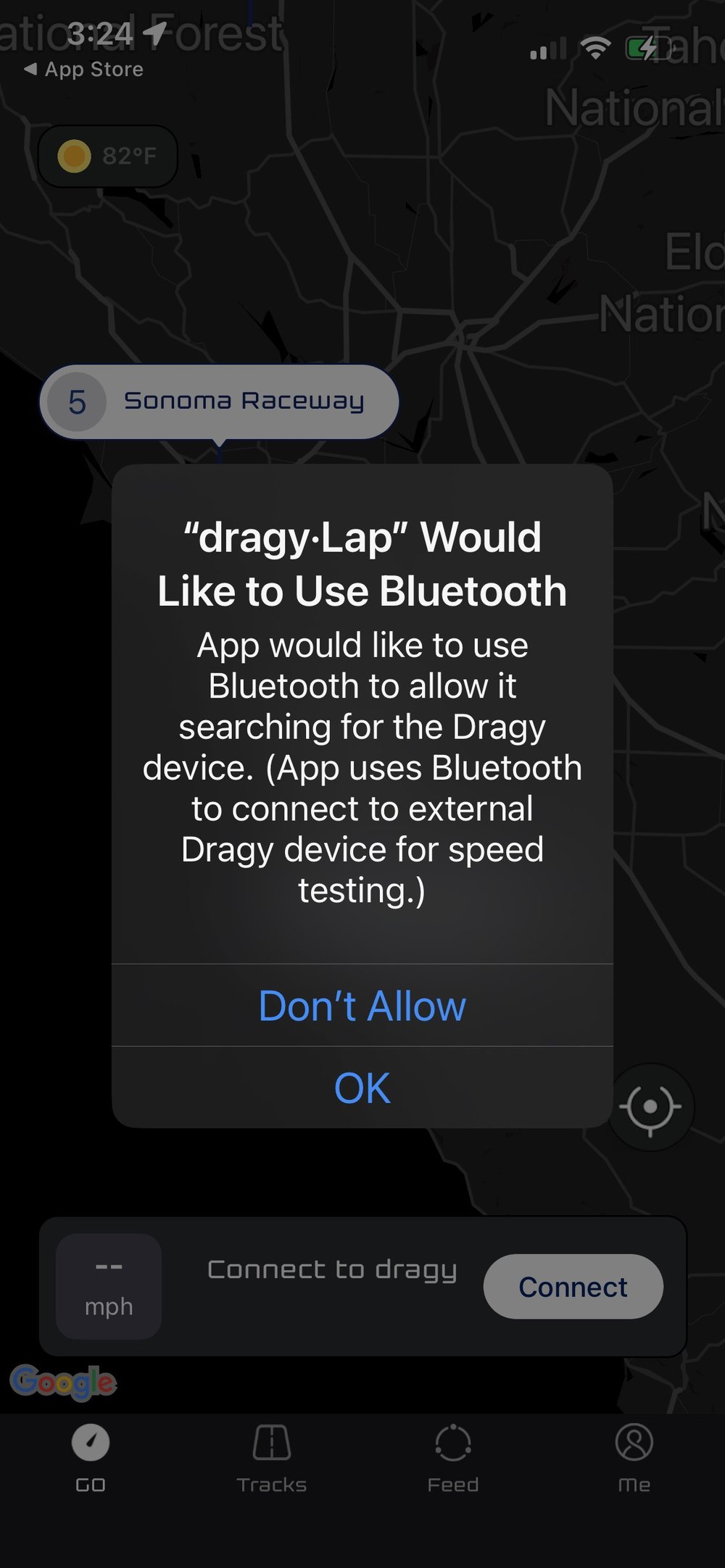 Allow Bluetooth