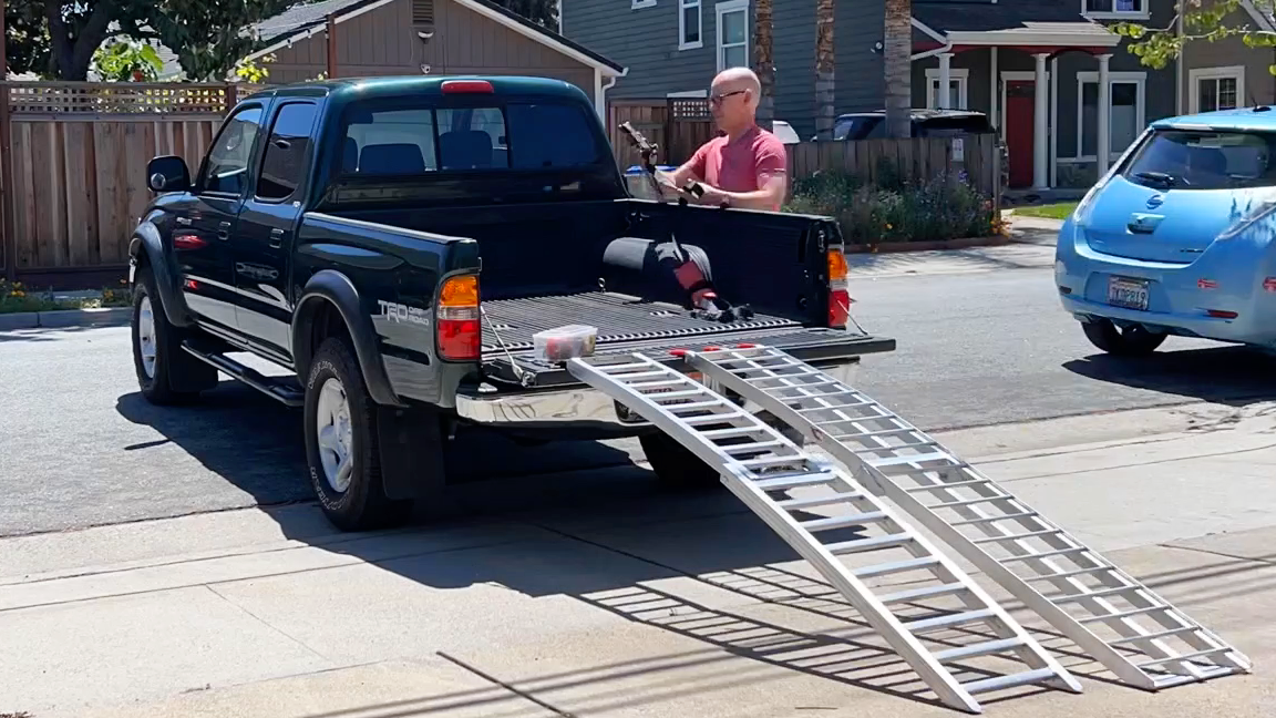 How To Load a Motorcycle in a Pickup Yourself — Ulterior Moto