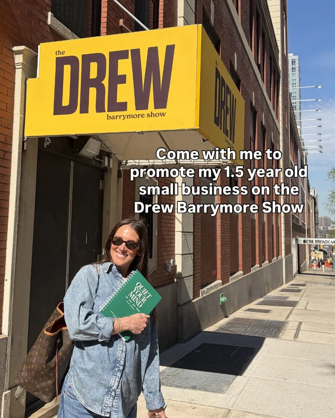 An absolute dream come true!!!! If you know me you know how much I love @drewbarrymore and how doing anything with @thedrewbarrymoreshow has been the ultimate dream of mine. Having @quietyourmind__ featured in their green rooms has led to some real *