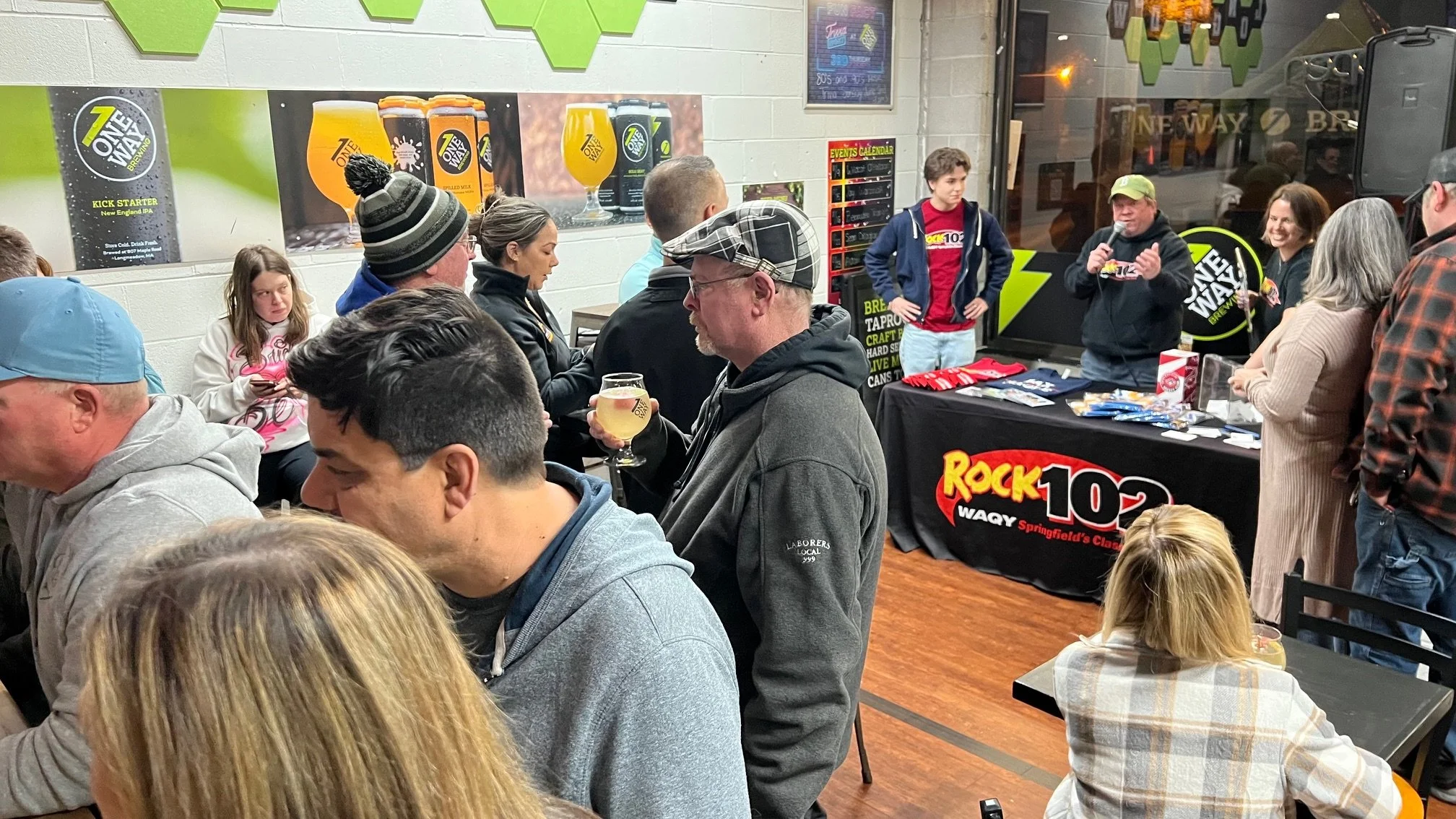ROCK 102 Mug Club Event at ONE WAY BREWING