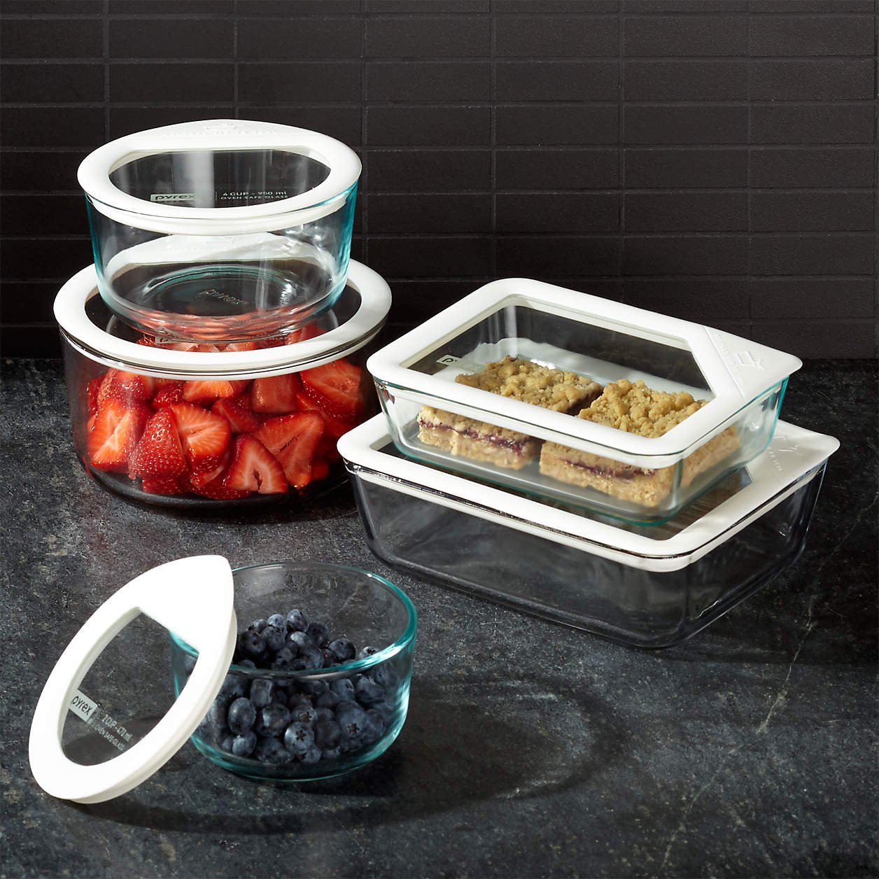 Pyrex Ultimate 10 Piece Glass Food Storage