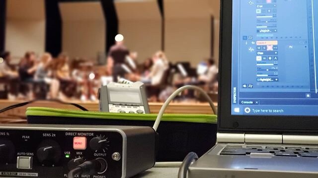 Recording a local HS for our canceled state band assessments.  When you can't travel to the show, bring the show to them digitally!! #coronavirus #digitalrecording #cakewalksonarplatinum #cakewalksonar #cakewalk #bandlab #rolandquadcapture #zoomh4n #