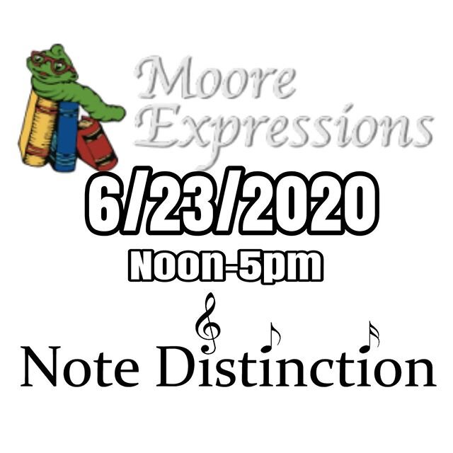 Come and check out the Note Distinction booth at Moore Expressions tomorrow!
