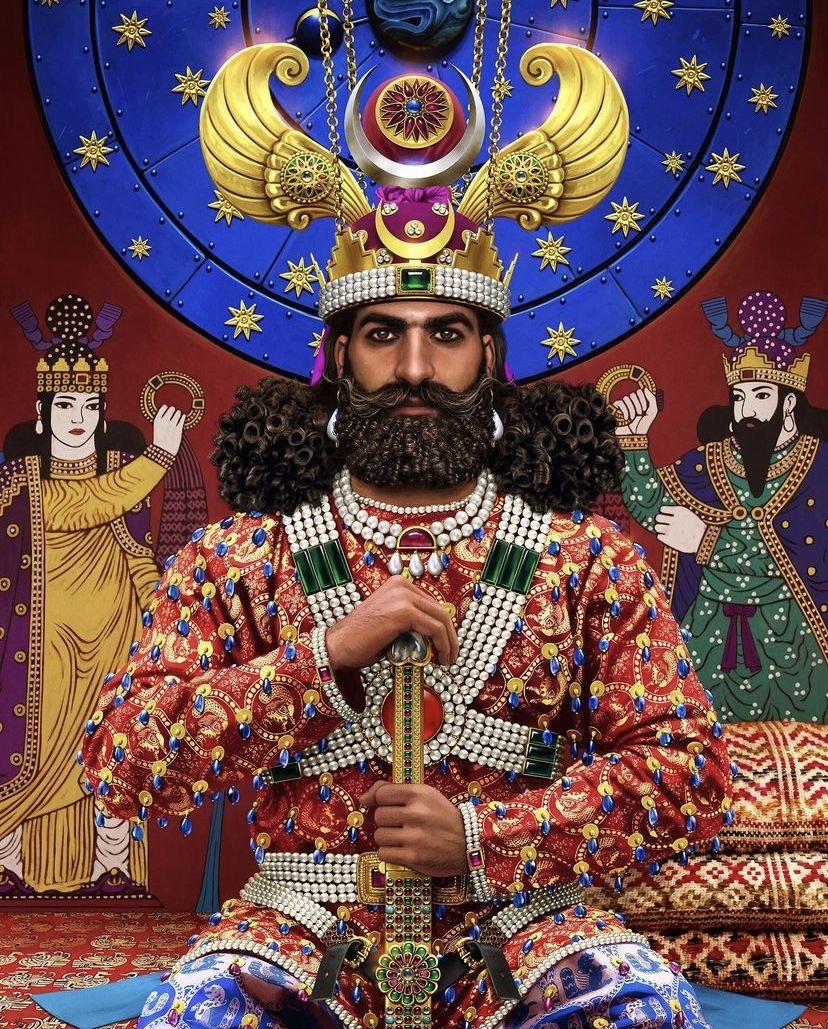 Sasanian king