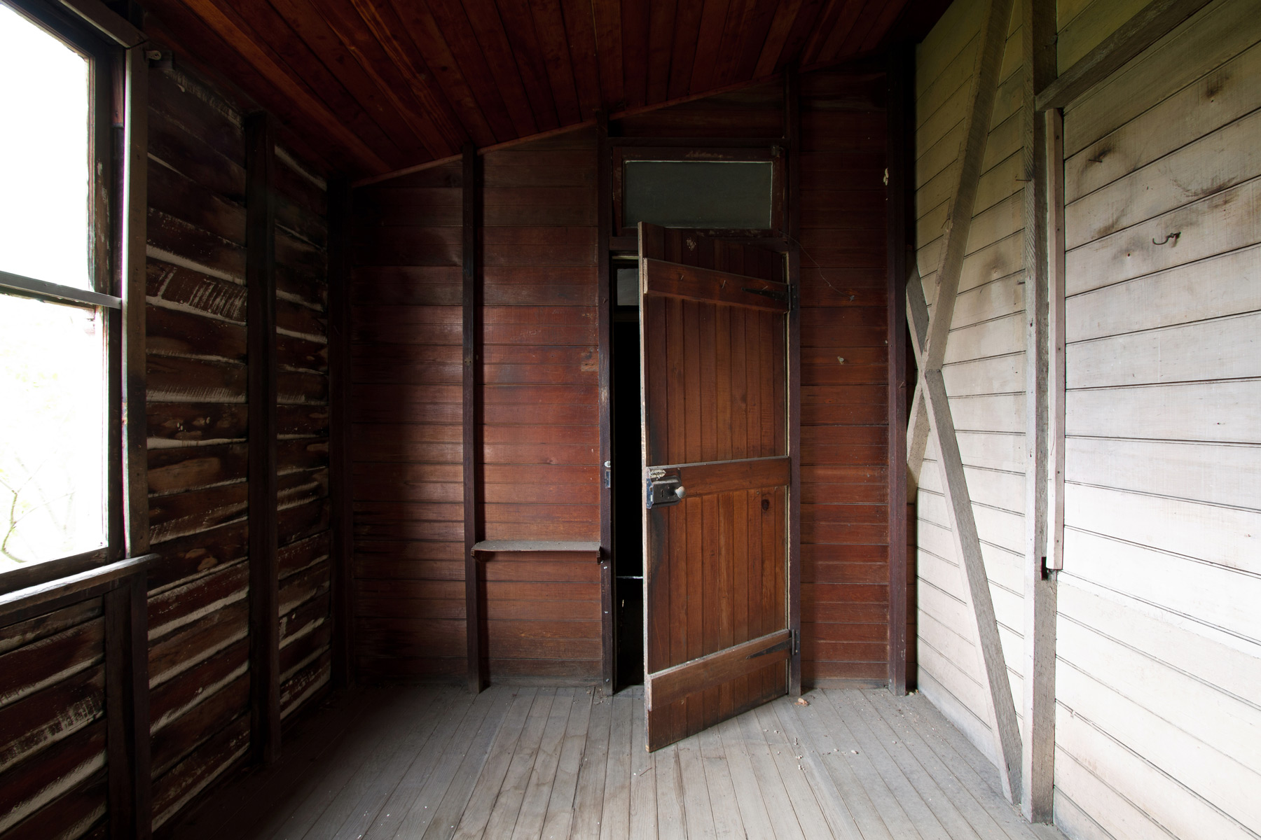 A room inside an abandoned house in Bulimba, Brisbane