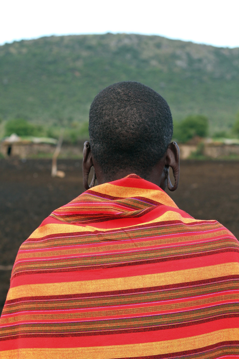 A Maasai man in Kenya, Africa