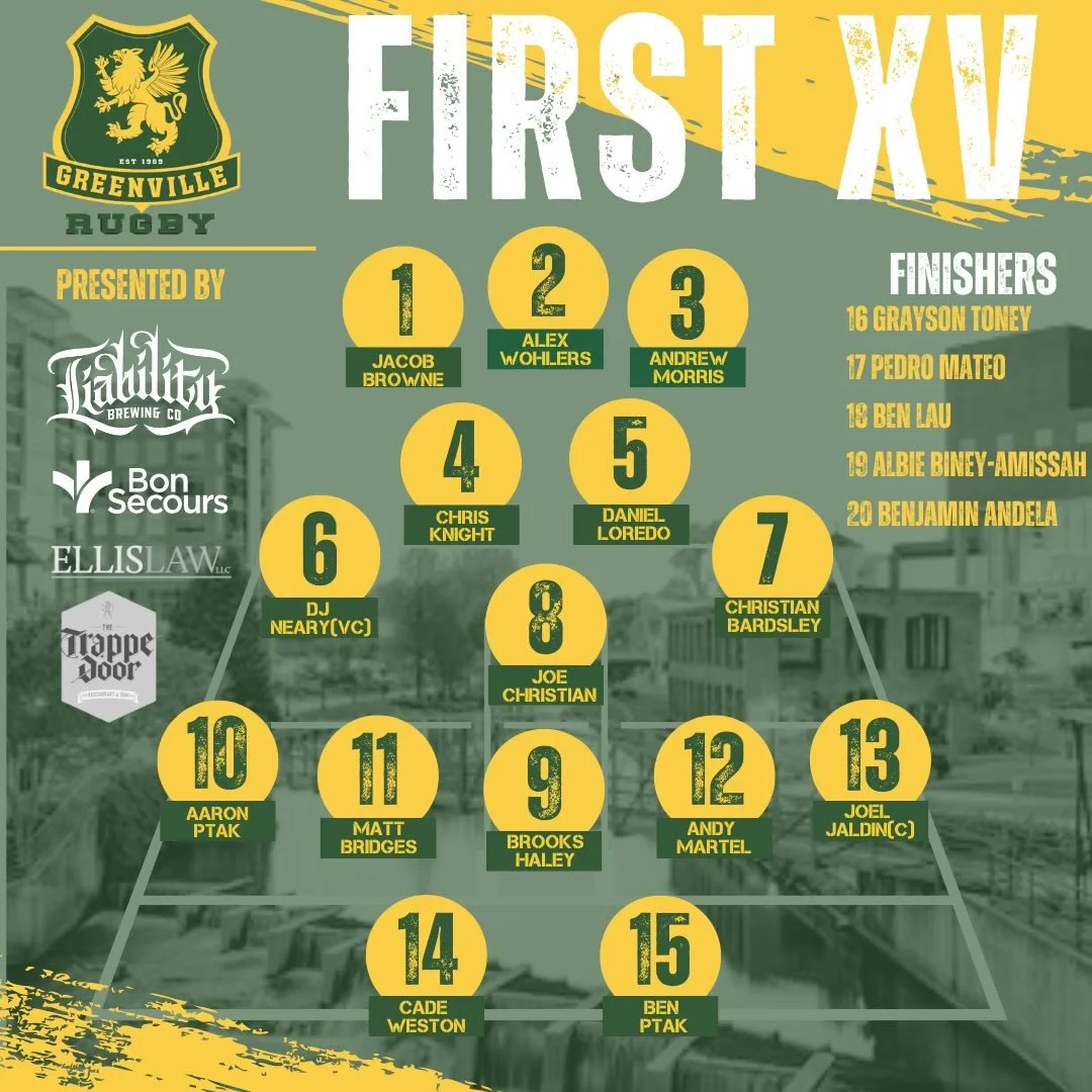 Big week for the Griffins as we head up to the Queen City to take on @charlotterugby_men. If you&rsquo;re in the area come out to support the lads! 

KO 1pm 
📍Skillbeck Athletic Park 
2911 Bellhaven Circle Charlotte NC

FTG