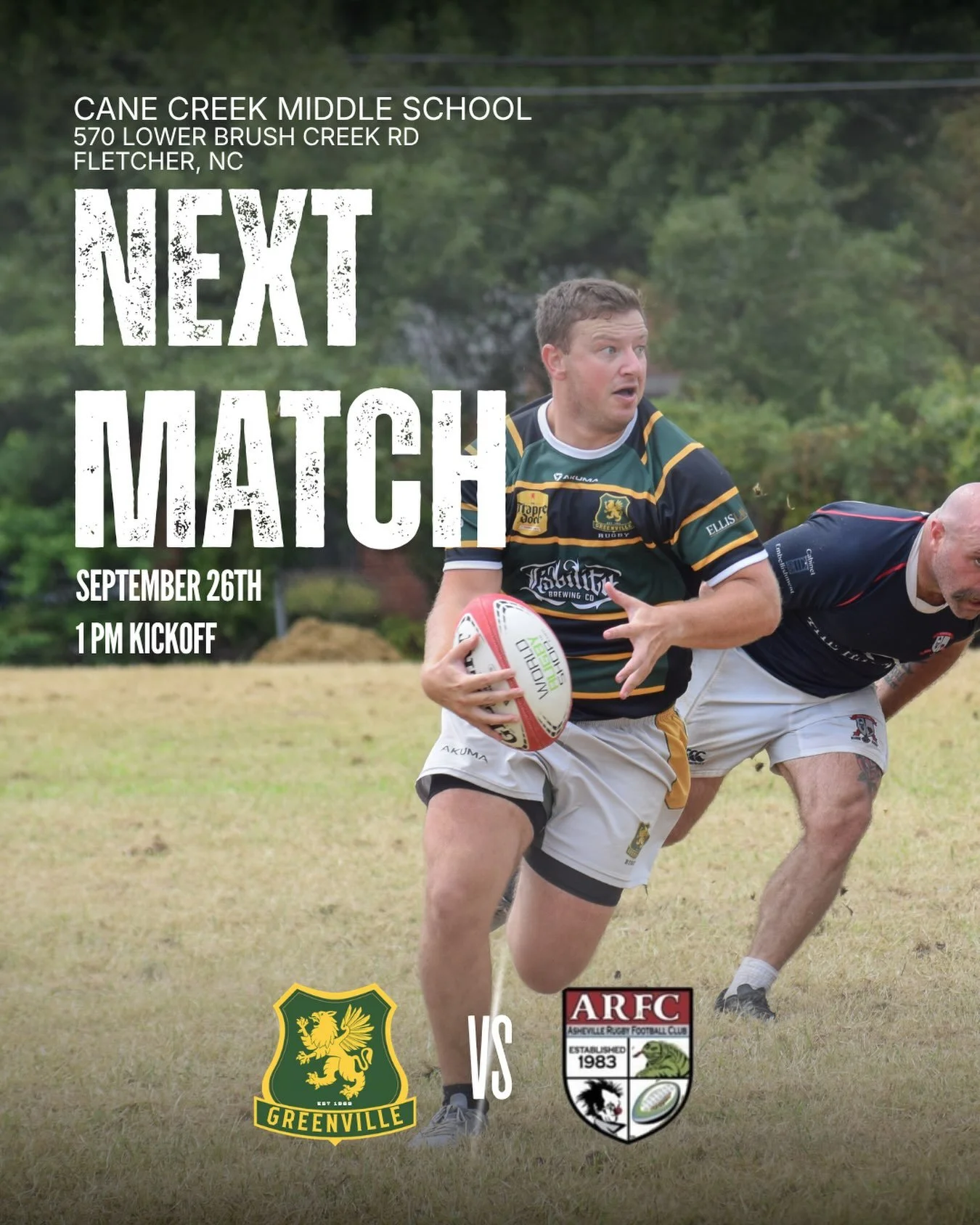 This week kicks off our first matrix game as the lads head up to face off against @asheville_rugby 

It&rsquo;s always a great match, if you&rsquo;re in the area be sure to stop by!