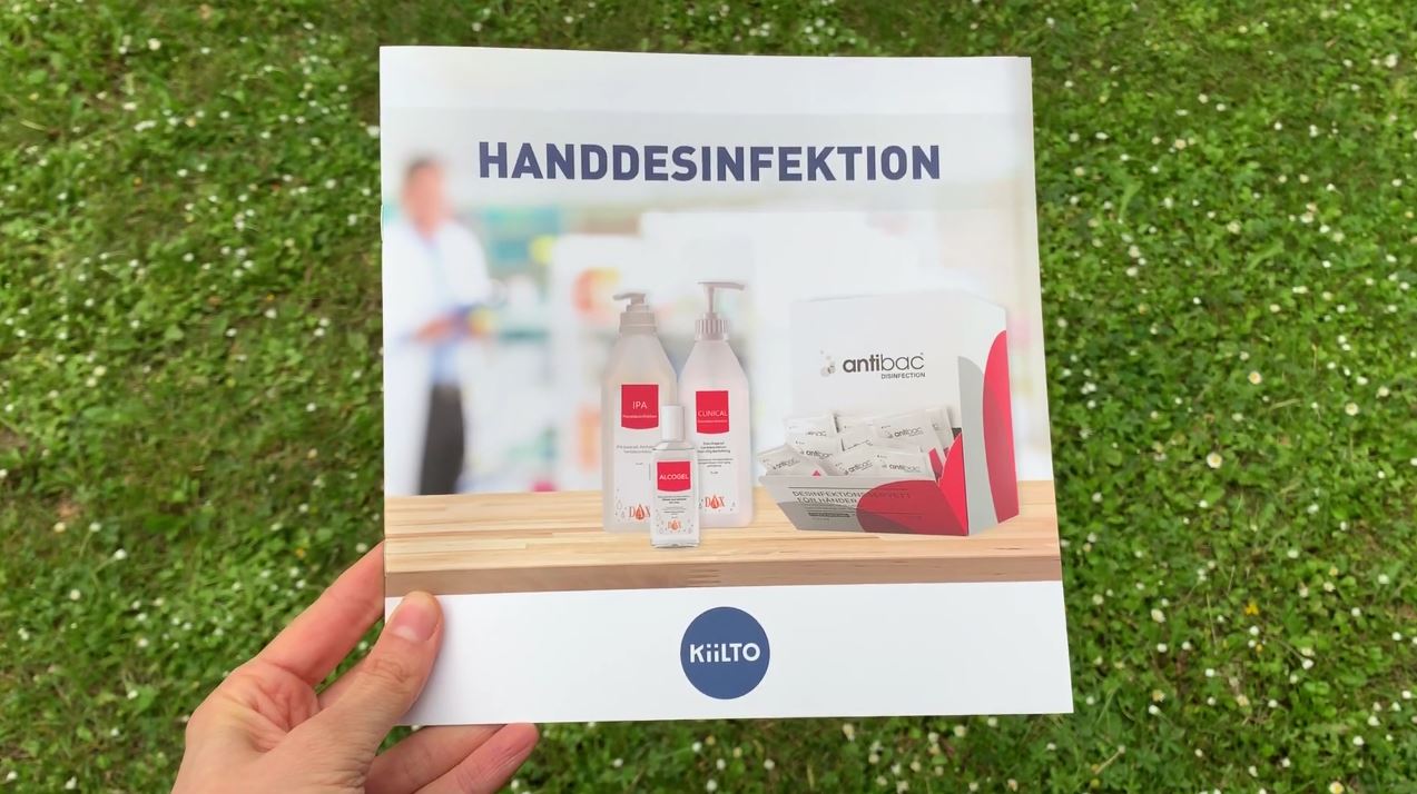 Produktbroschyr Handdesinfektion (klicka för video)