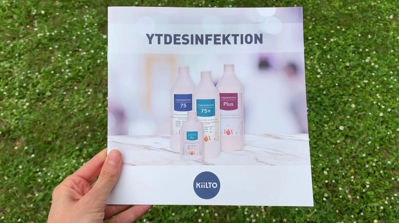 Produktbroschyr Ytdesinfektion (klicka för video)