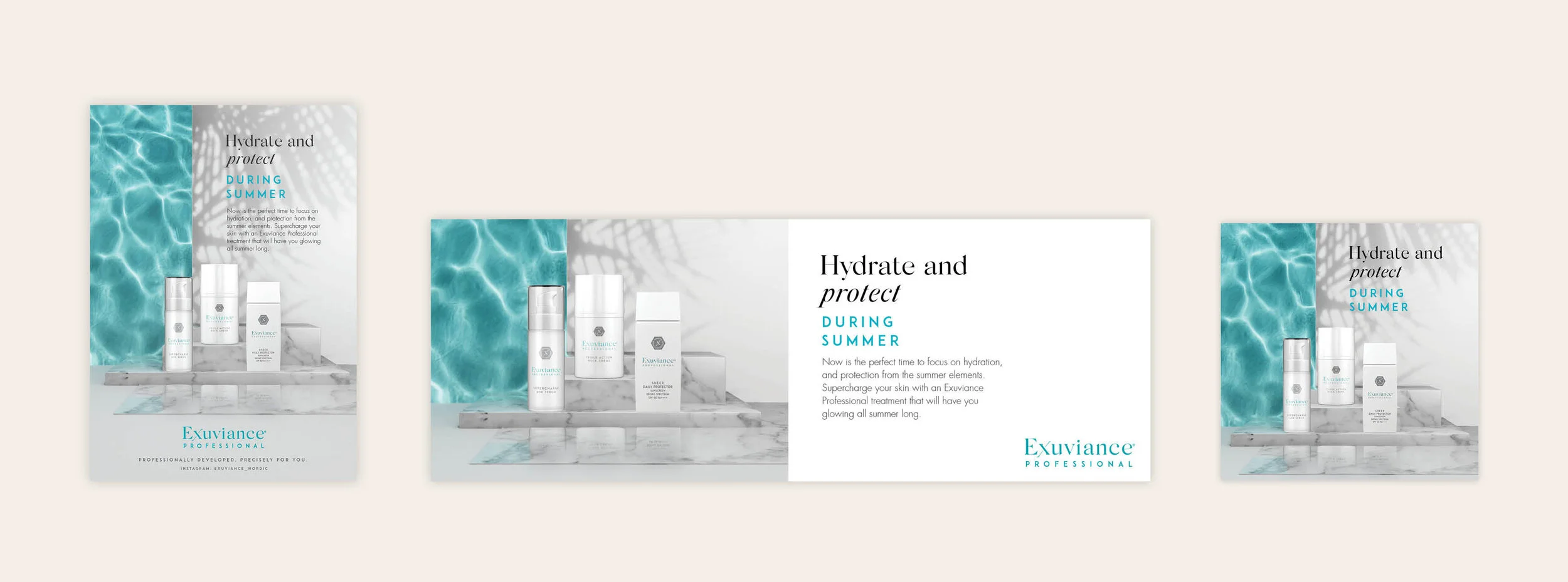 Säsongsmaterial - tema sommar (Exuviance Professional)