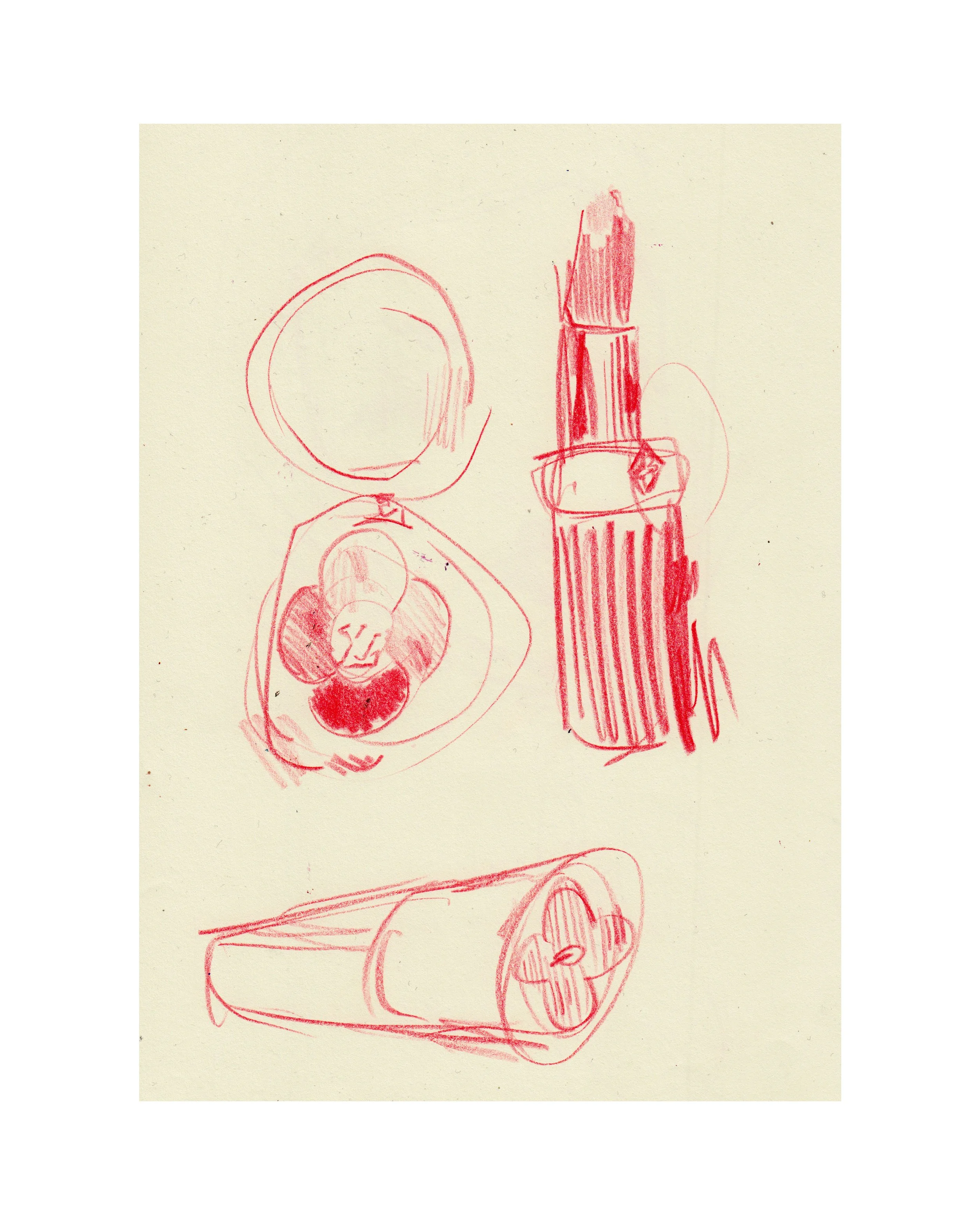 Louis Vuitton Lipstick Sketch
