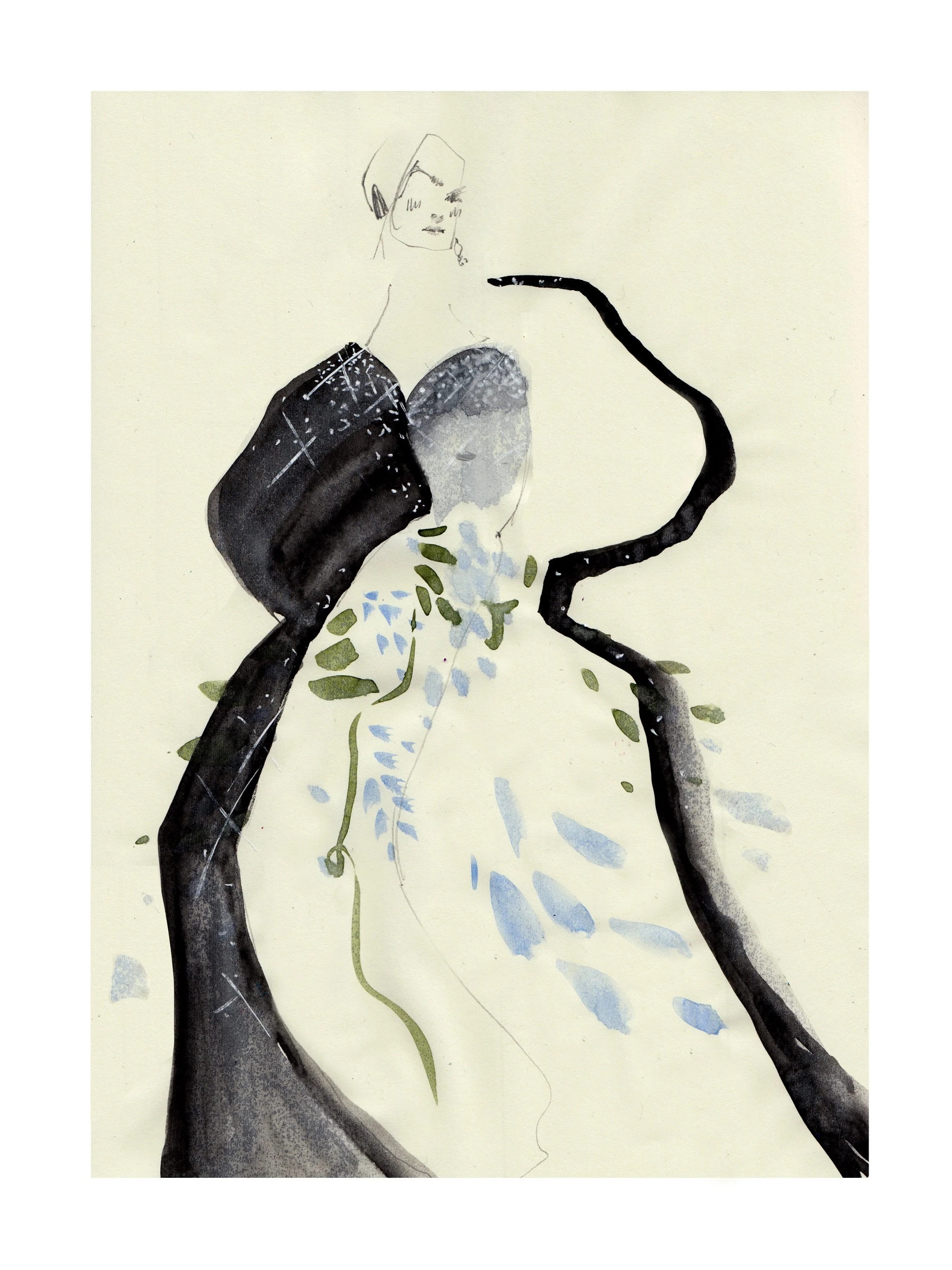 Even after all these years, I still get excited about the potential of a blank page

Yes that sounds real sad or corny but lemme liveeee. 

Have a lil peep into my sketchbook from the past few weeks, got some Chanel Resort, Sacai Fall &lsquo;26, some