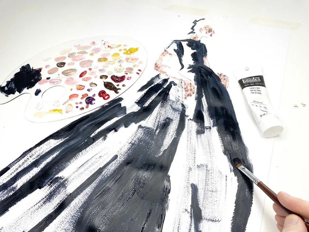 How To Draw A Fashion Illustration - Step By Step — Scott W Mason ...