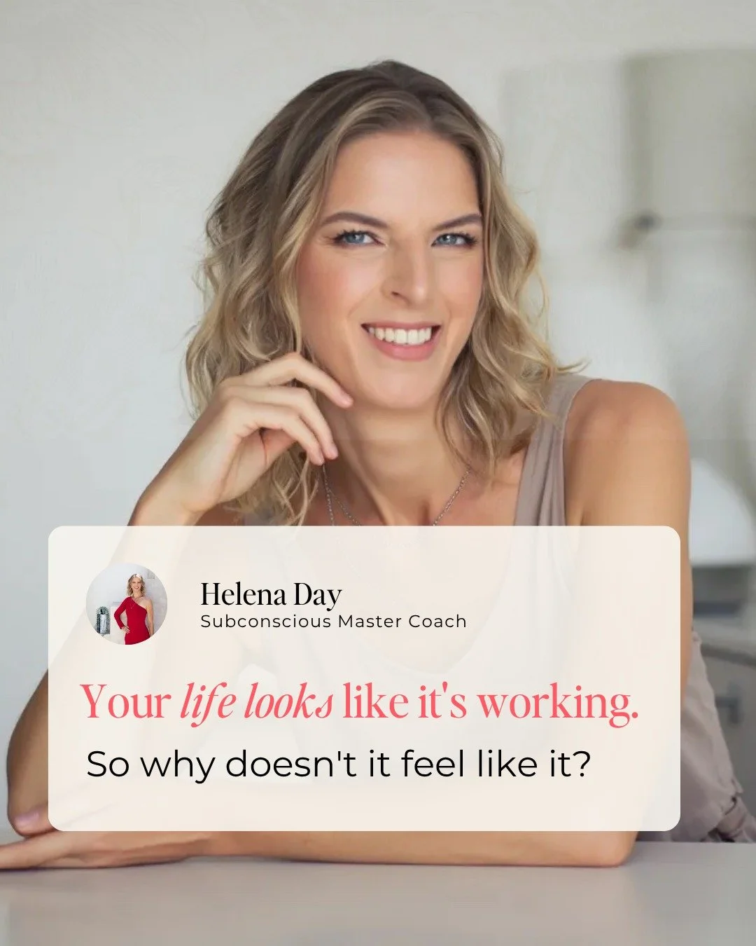 Your life looks like it's working. So why doesn't it feel like it?

Most of the leaders and founders I work with land somewhere in these five. Often in more than one.

And the part they can see, the over-editing, the not resting, the deflecting, is u