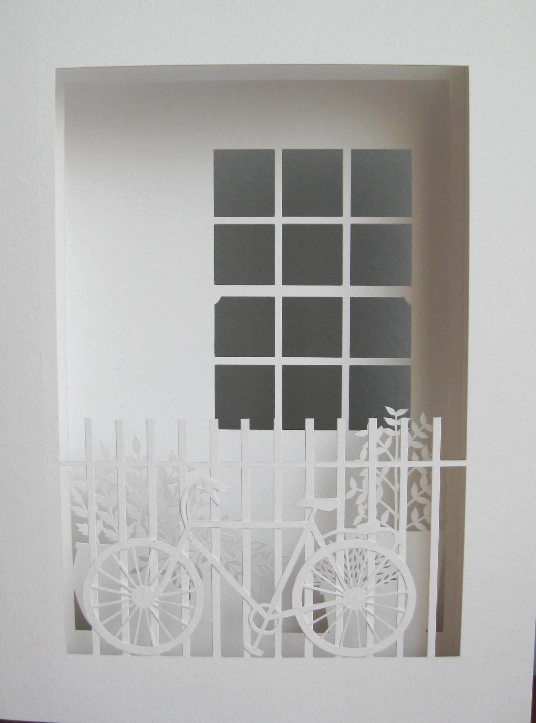 Bicycle on Railings