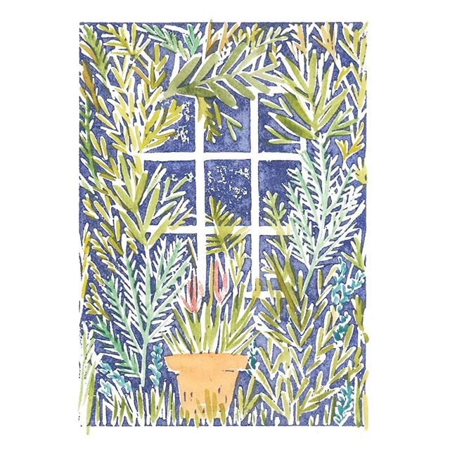 June 2020
.
Tomorrow is the Summer Solstice &amp; Midsummer.
.
Its the time of year when flowers are blooming &amp; gardens are bursting. Nature is singing from the Summer rain!
.
Enioy x
.
.
.
Image: In the Garden. Lino Print. 2017
.
#summersolstice