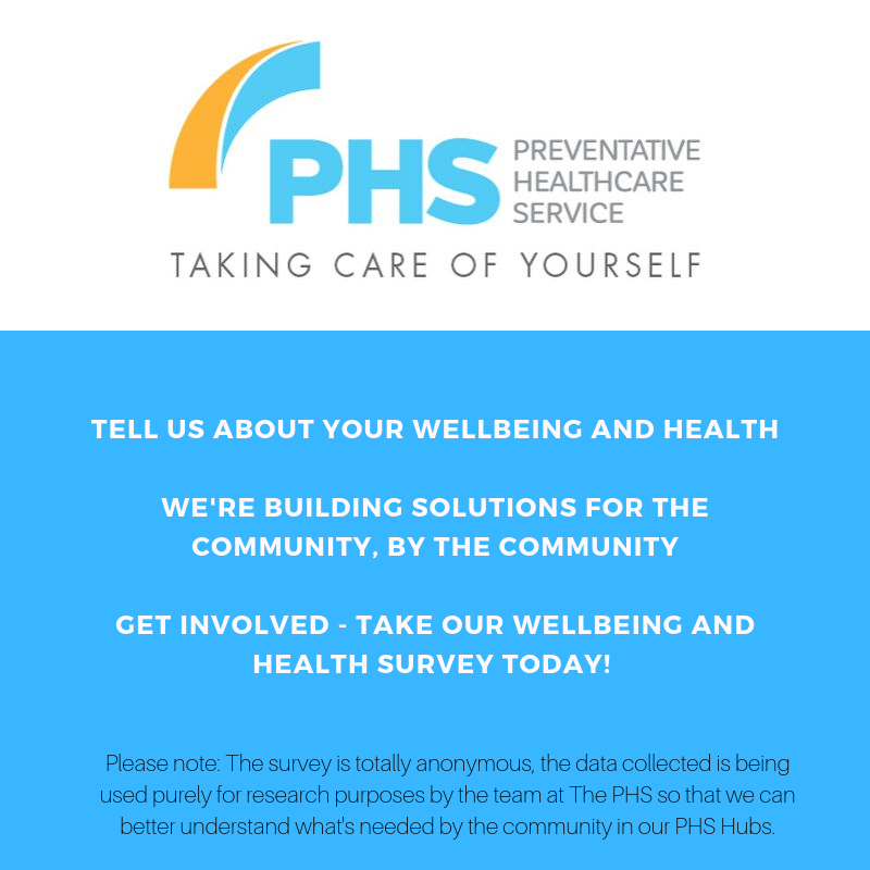 Wellbeing and Health Survey - Tell us about you...