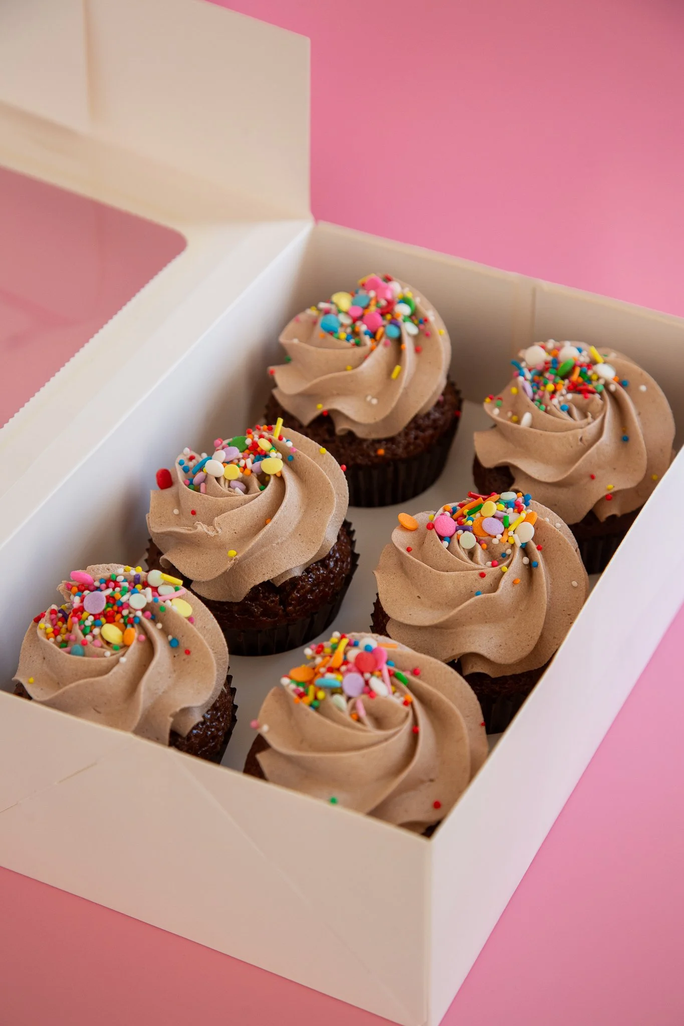 Chocolate Sprinkle Rosettes
