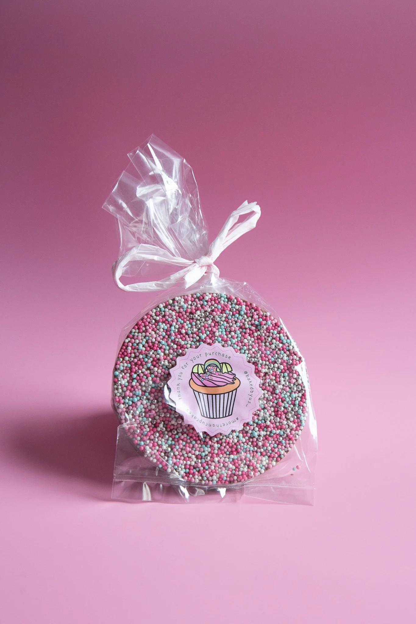 Chocolate Freckle - Pink, Silver, Blue