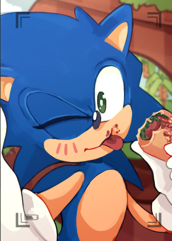 Sonic the Hedgehog A5 Print