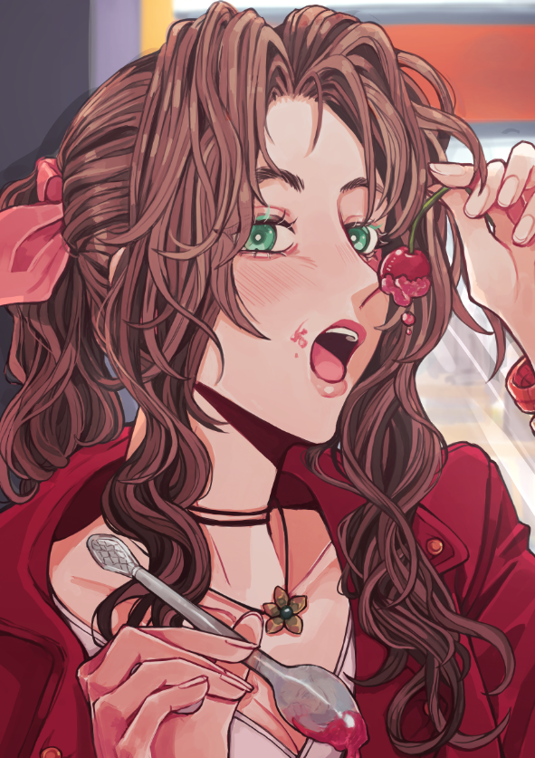 FFVII Aerith Gainsborough A4 Print