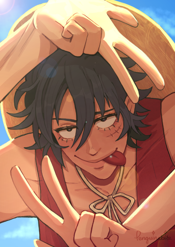 One Piece A4 Print: Monkey D. Luffy