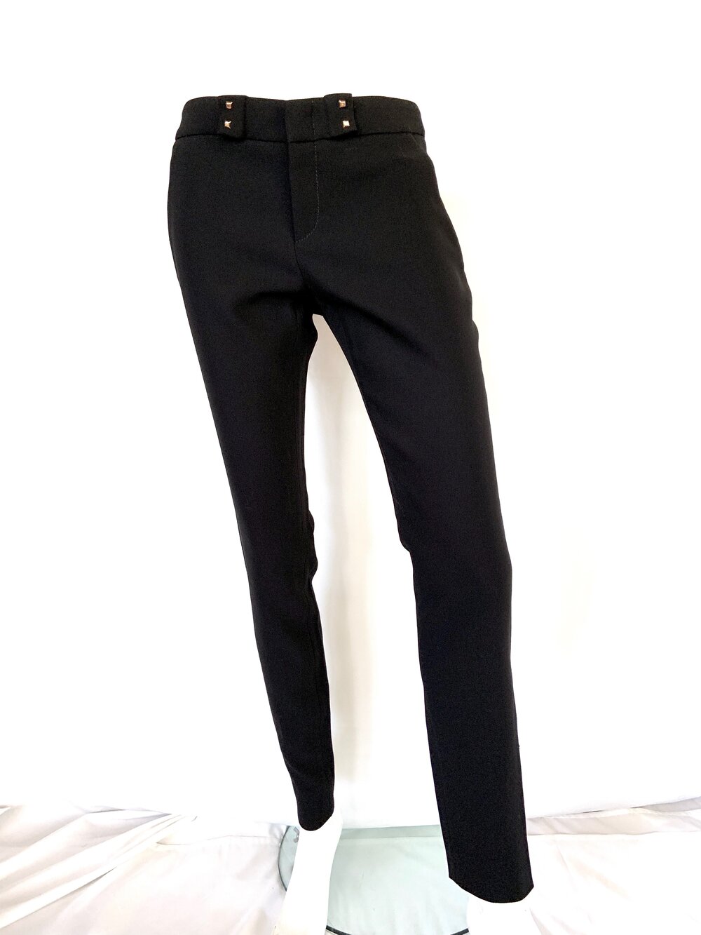 Gucci Black Wool Pants with Gold Detail (40 IT) — GLOBALLY FABULOUS |  Authenticated Luxury Resale