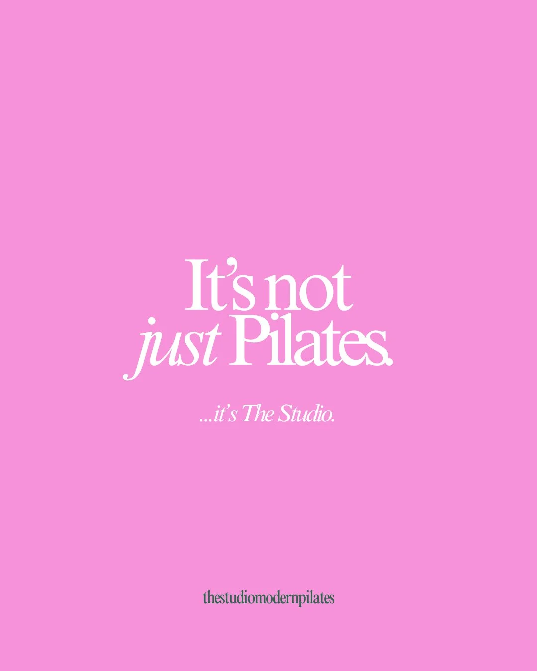 Why The Studio? Because how you move should feel like you.⁠
⁠
You don&rsquo;t have to choose between strength and softness. Between structure and freedom. Between working out and actually feeling good.⁠
⁠
At The Studio, you move with intention, feel 
