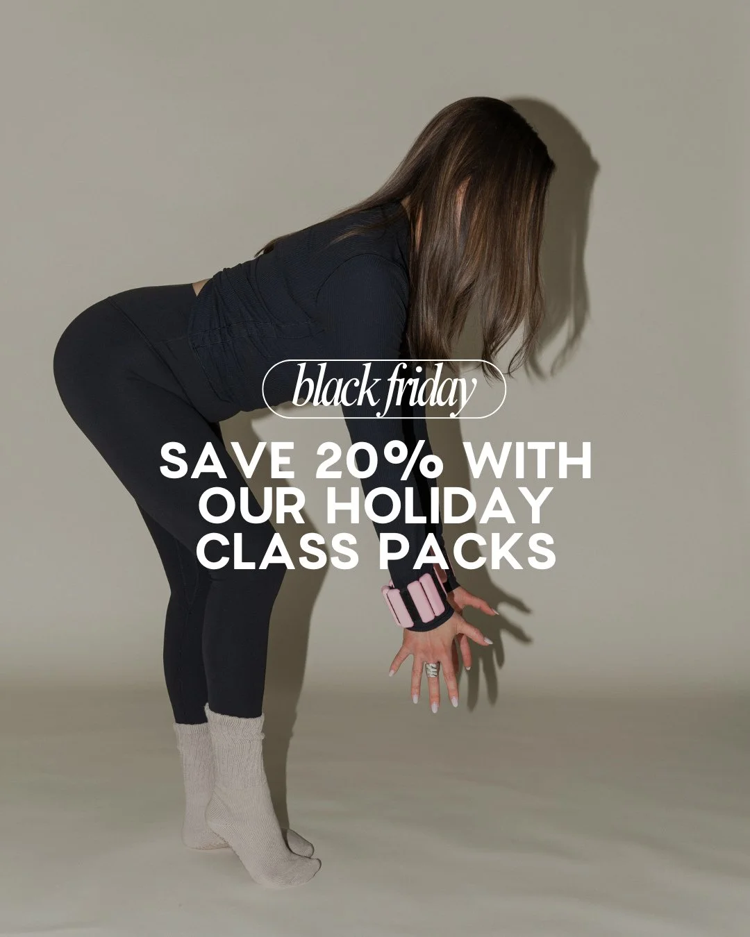 Gratitude looks good on you. 💛⁠
⁠
This week, give yourself the gift of movement.⁠
⁠
A little holiday cheer (and a long-awaited comeback). Enjoy our Holiday Class Packs - our fan favorite 5 and 10 Class Packages, at a special 20% discounted rate AND 