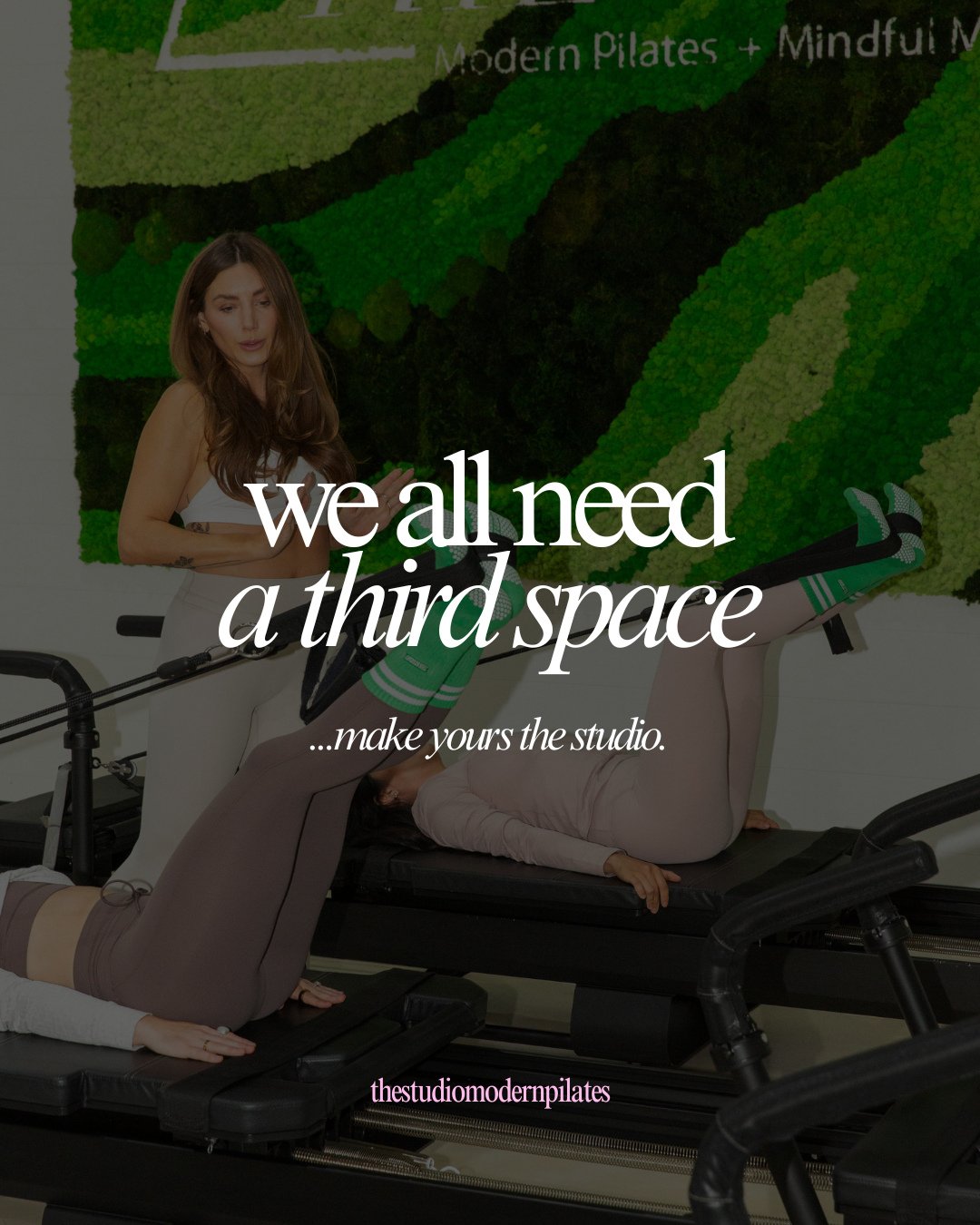 Sociologist Ray Oldenburg coined the term &ldquo;third place&rdquo; to describe the spaces that exist between home and work.⁠
⁠
The cozy, welcoming spots where community is built and connection thrives ☕✨ Pilates can be that third space too. It&rsquo