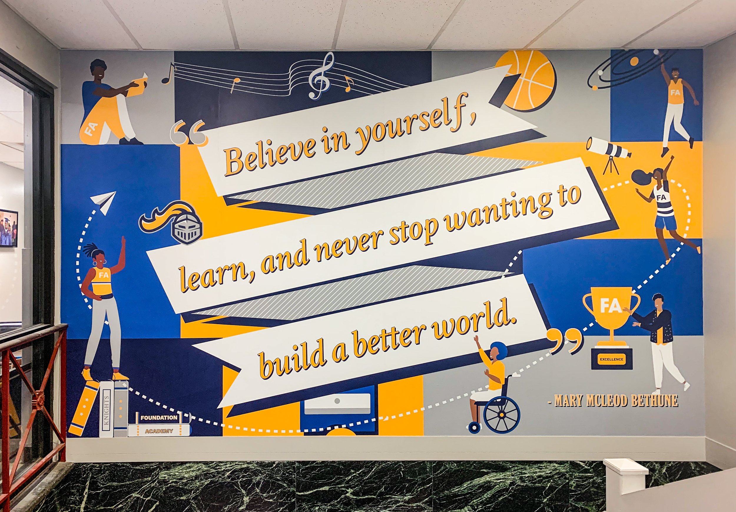 Environmental Graphics - Lobby & Hallways