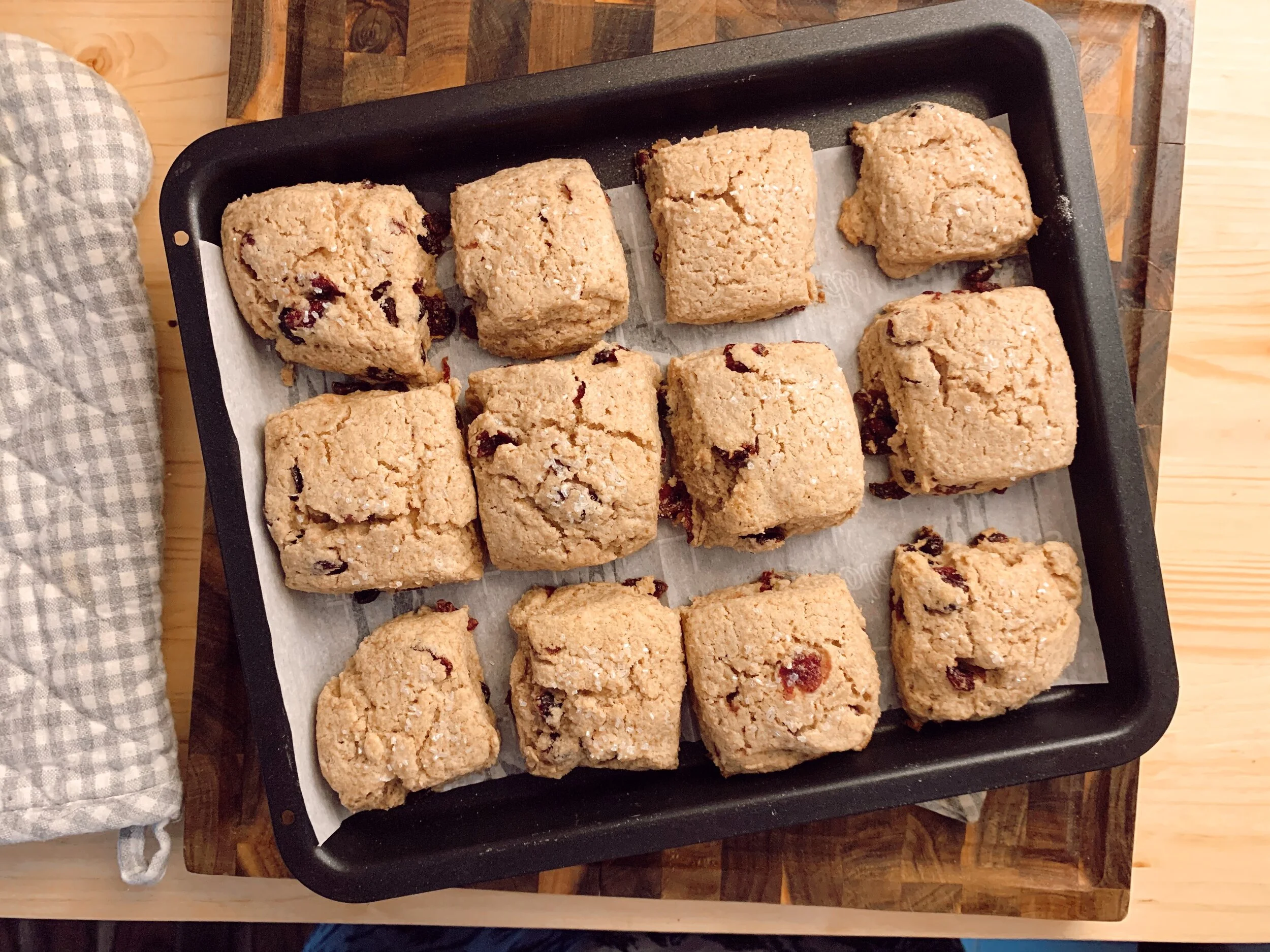 Cranberry Cream Scones