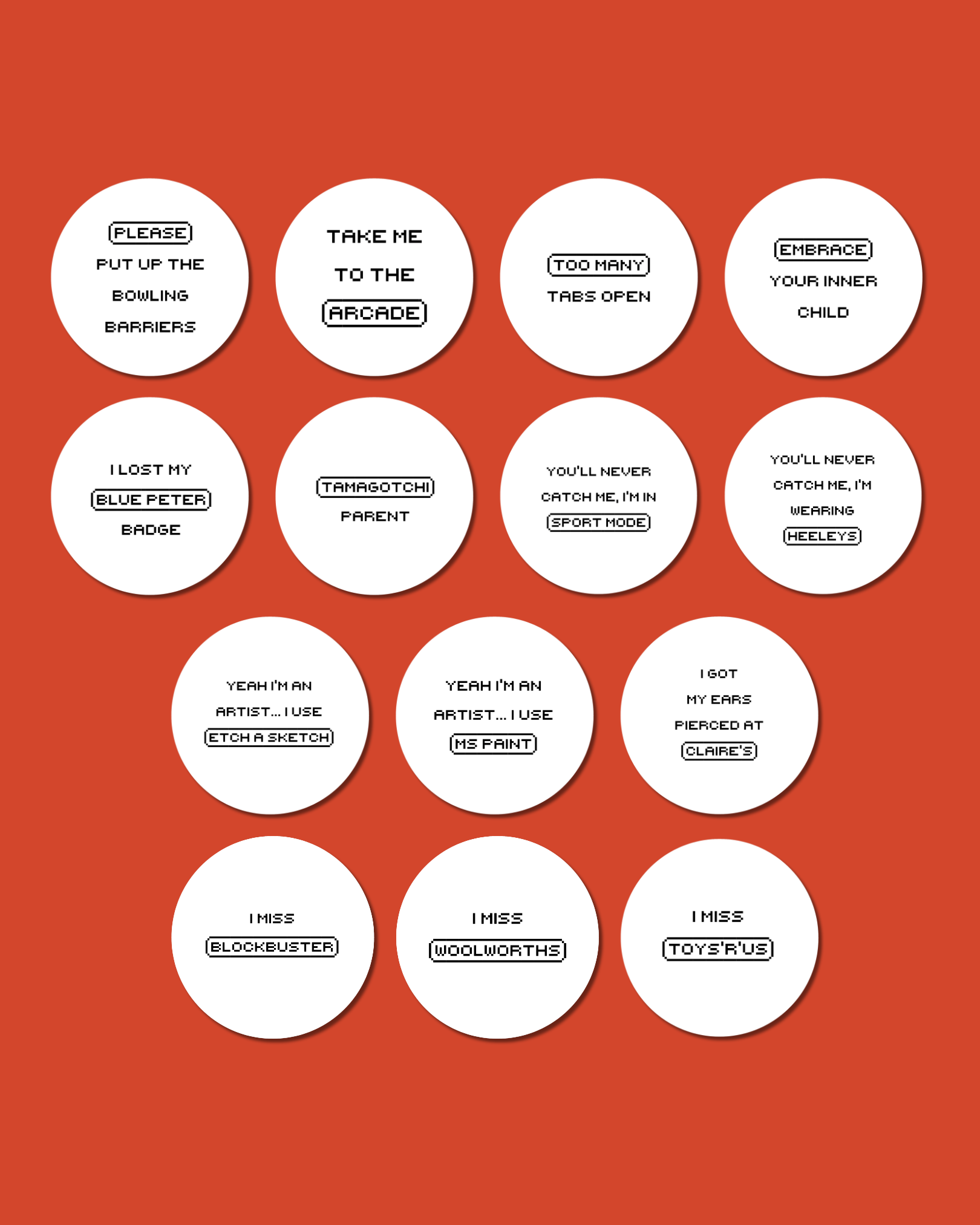 nostalgia badges