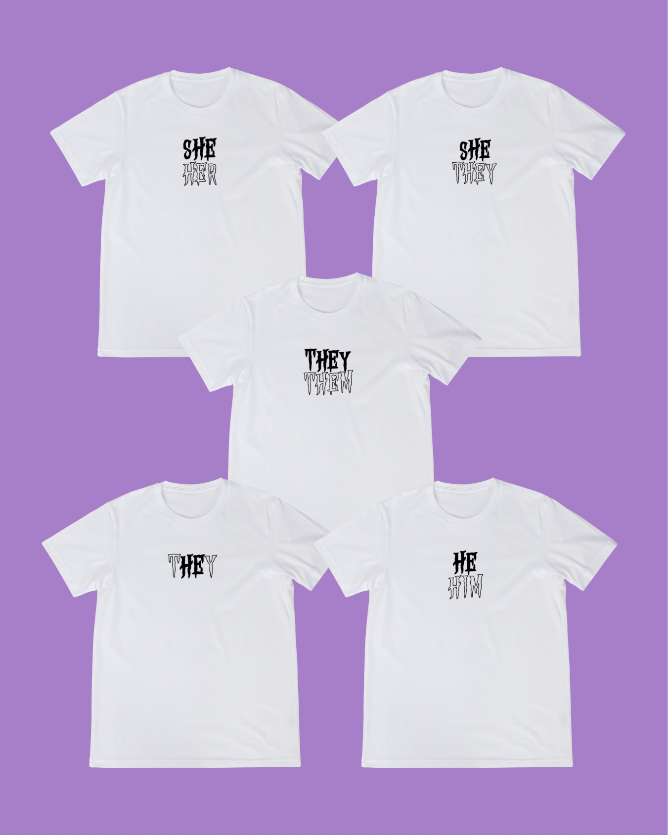 pronoun t-shirts