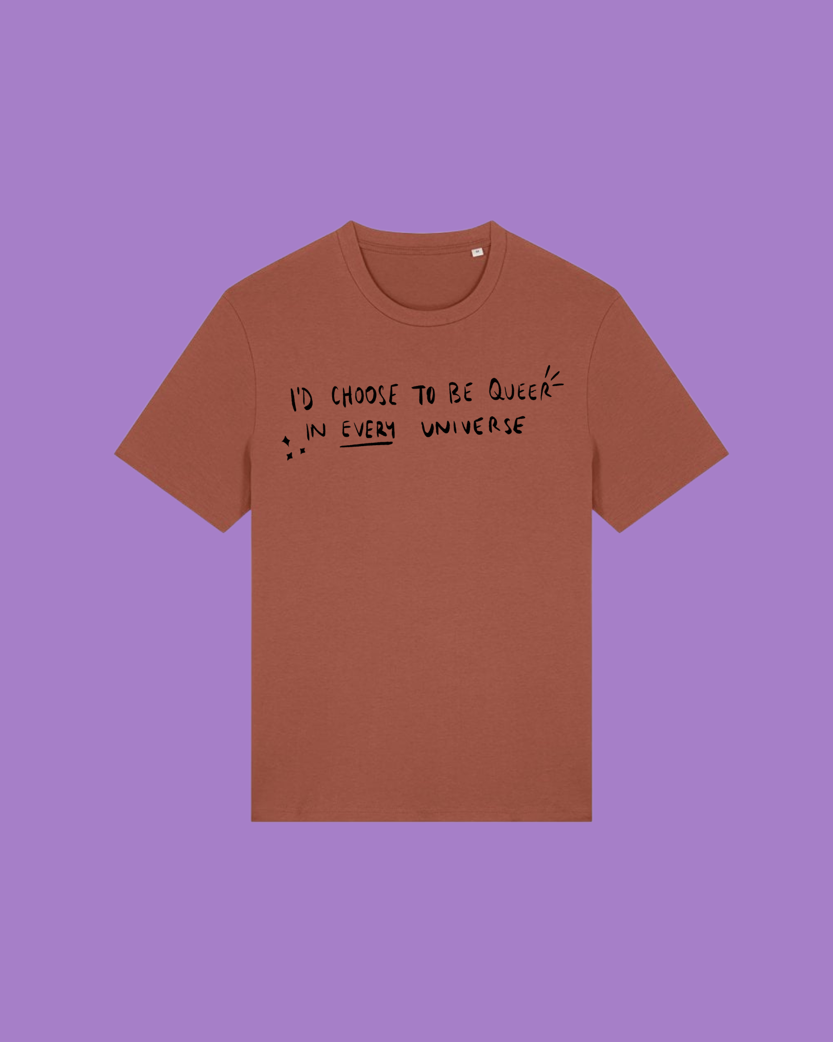 queer in every universe t-shirt