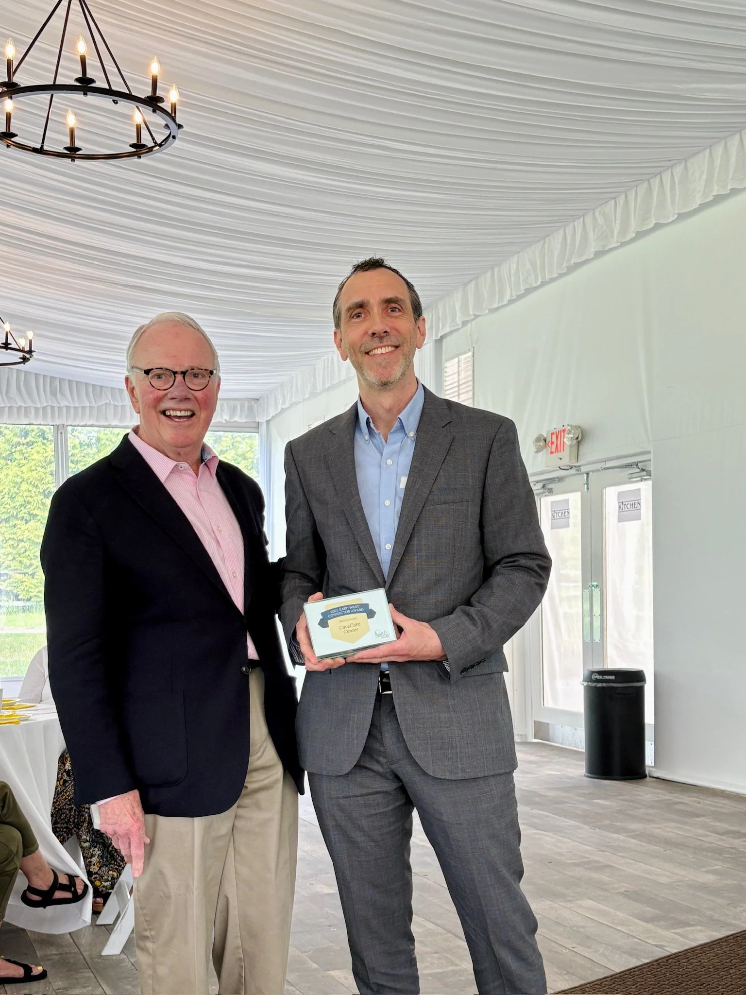  CoveCare Center received the East-West Connector Award, recognizing their efforts to facilitate services and connection on both sides of Putnam County. 