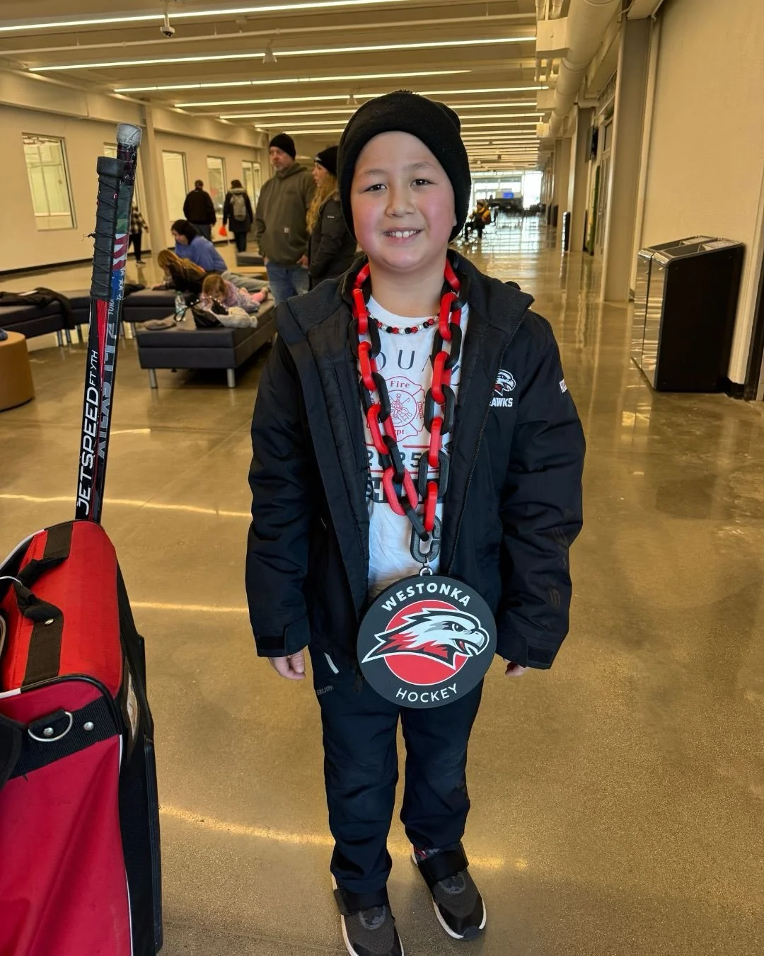 Still smiling about the Fargo Squirt International Tournament. I honestly can&rsquo;t get over how many rinks they have there (21?!), and watching the boys trade pins was so fun. Seeing 64 teams on the ice at the same time is wild and really somethin