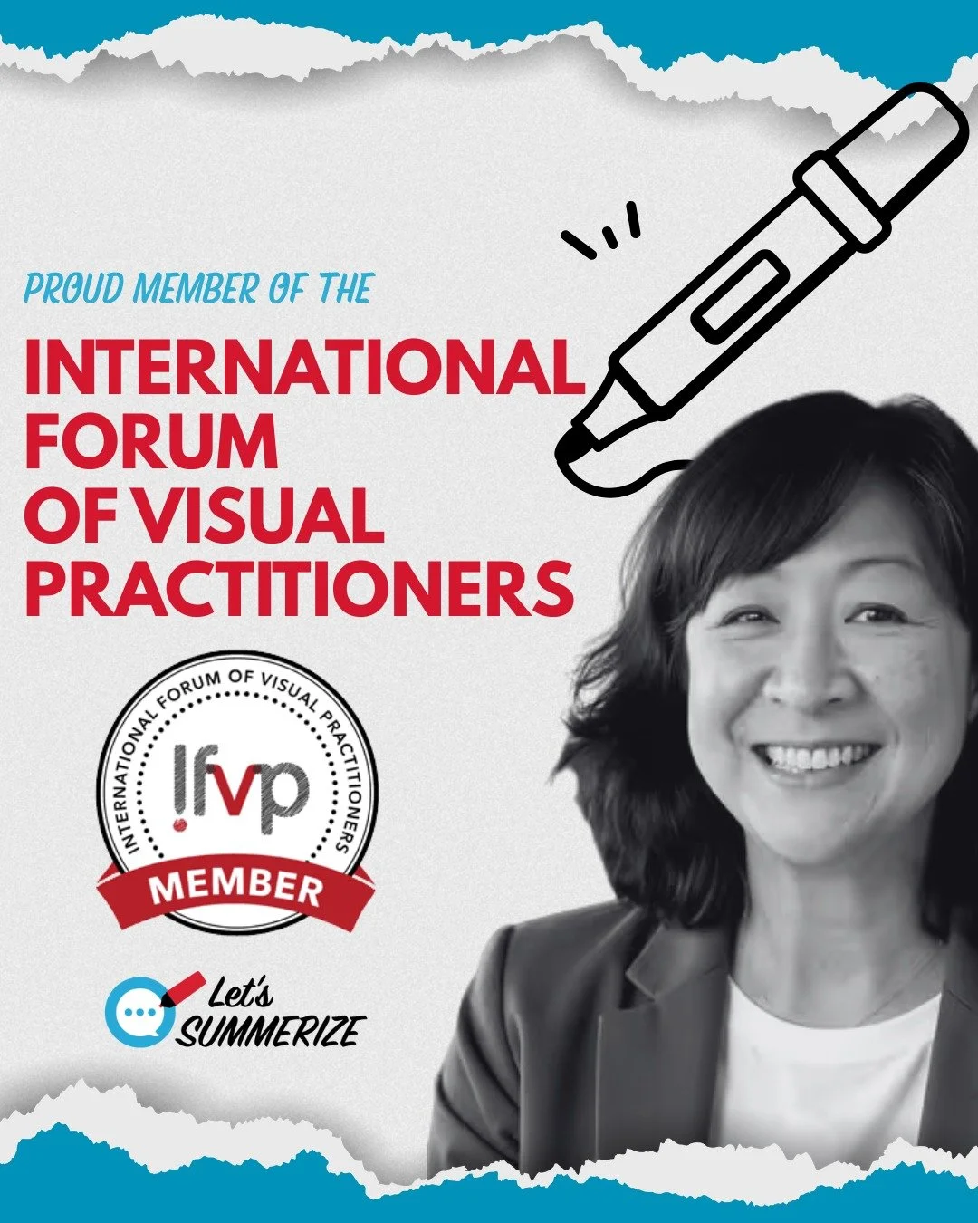 I'm super proud to be a member of the International Forum of Visual Practitioners.  Check out my updated Visual Practioner Profile at the link in my bio.

Visual thinking is fun, sure. But it's also a disciplined way of making what is happening insid