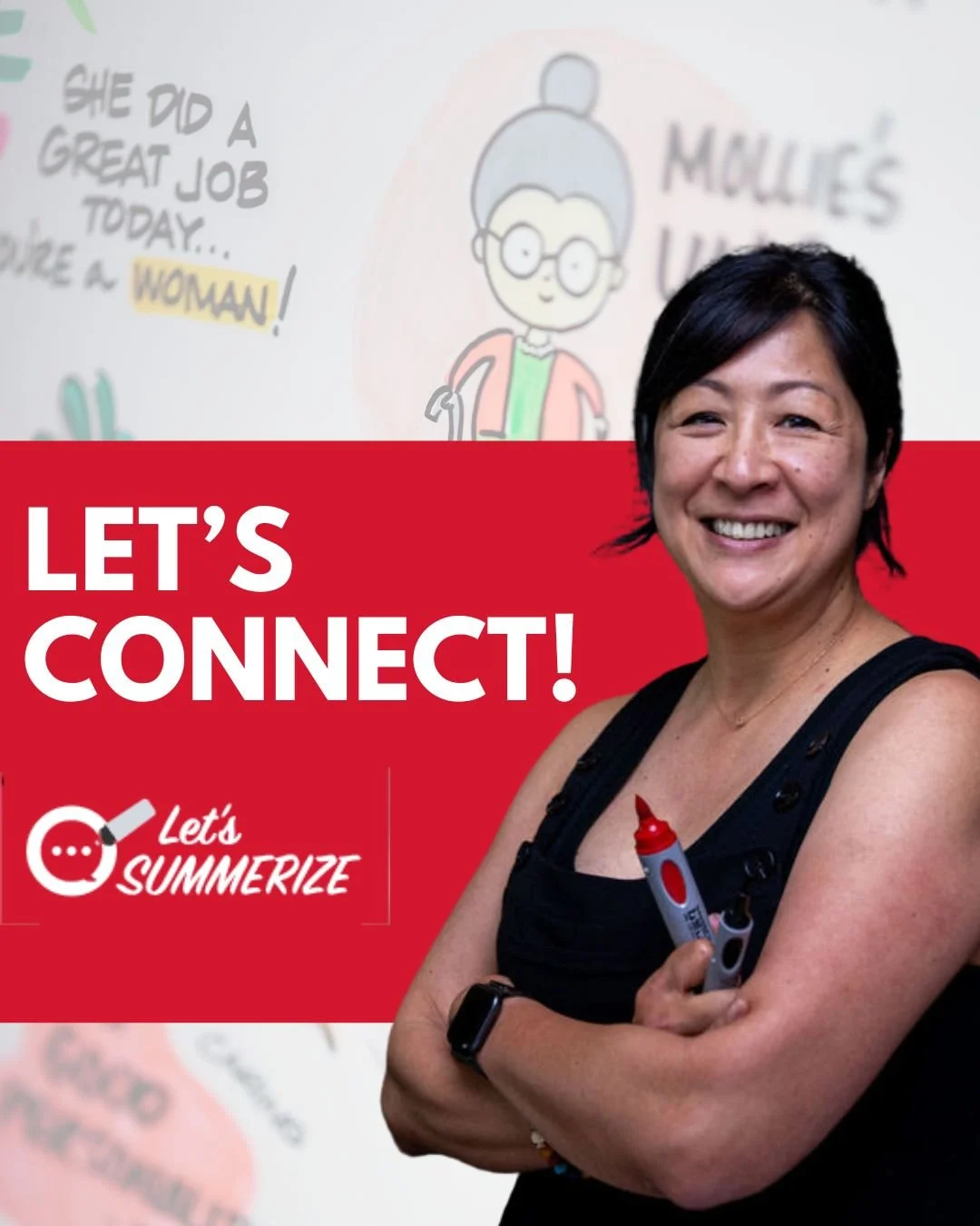 I'm looking to grow my network and would love your help! One of my goals for 2026 is to expand Let's Summerize and introduce graphic recording to events like weddings, birthday parties, retirement parties, and more. 

If you know people in any of the