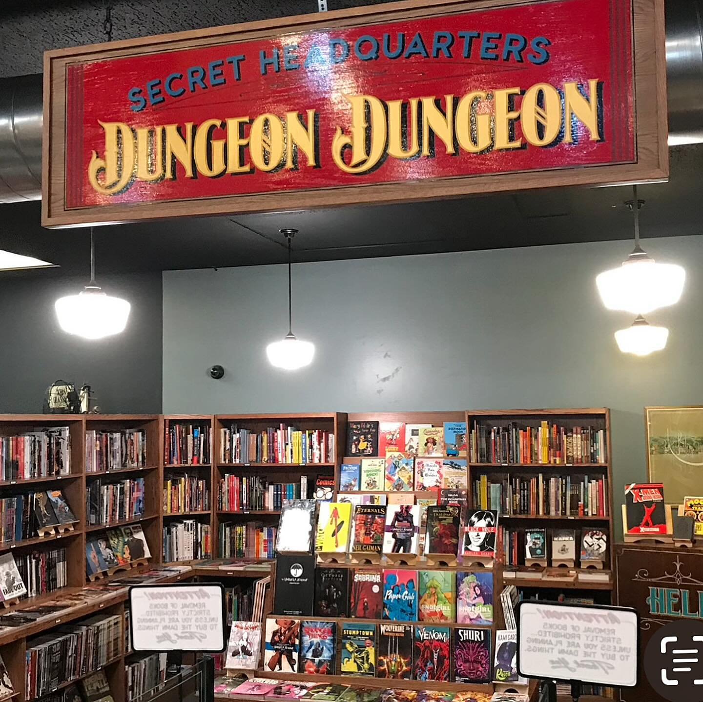 After 10+ years SHQ is stepping out of Dungeon Dungeon, our space inside @lastbookstorela. It&rsquo;s been a great run and we want to thank everyone involved in having us there for so long. From @larryrhaynes fixture&rsquo;s, @sonnyboystudio &amp; @e