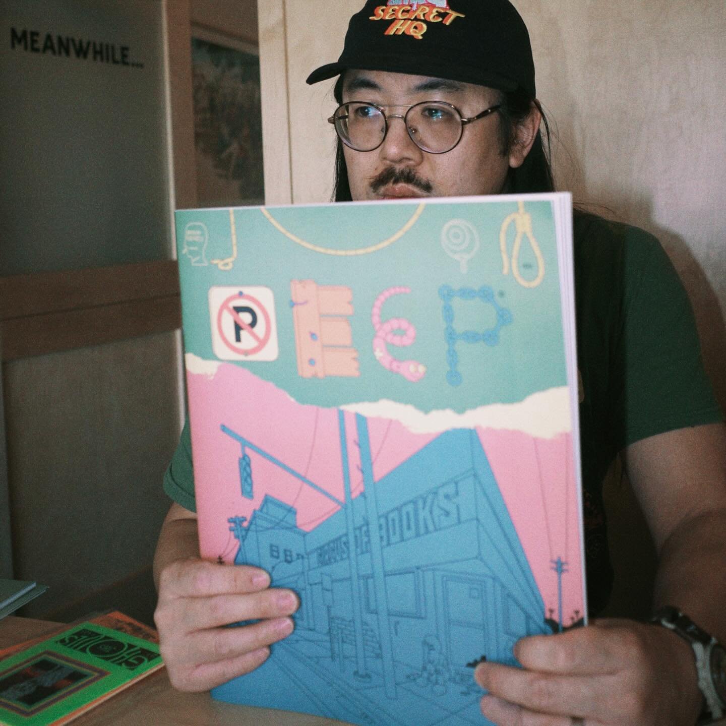 PEEP is a brand new @wearebraindead comics anthology releasing worldwide on May 10th! 

Peep&nbsp;features brilliant established creators like Art Spiegelman (Maus) and Kevin Huizenga (Ganges), as well as exciting newer voices like Sophia Foster-Dimi