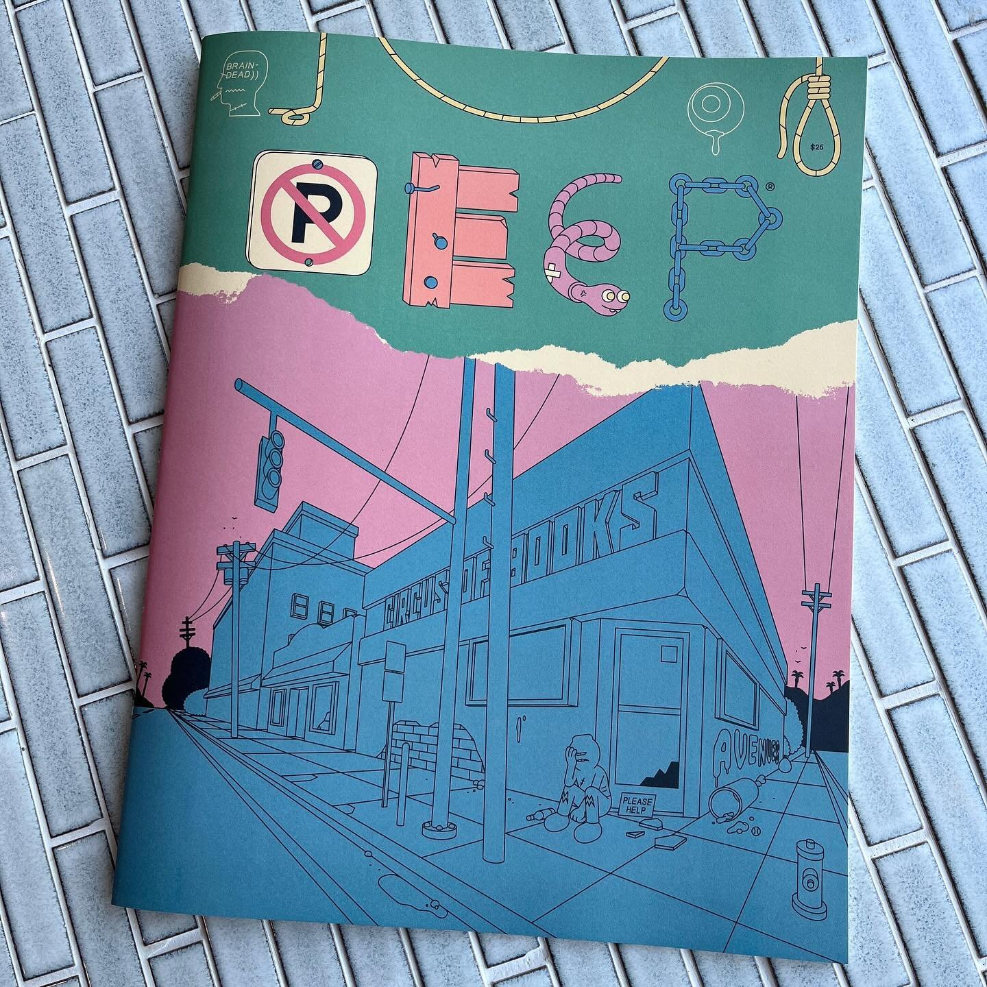 Available now!

PEEP is a brand new Brain Dead comics anthology curated by Sammy Harkham (Blood Of The Virgin) and Steven Weissman (Looking For America&rsquo;s Dog).

Peep&nbsp;features brilliant established creators like Art Spiegelman (Maus) and Ke