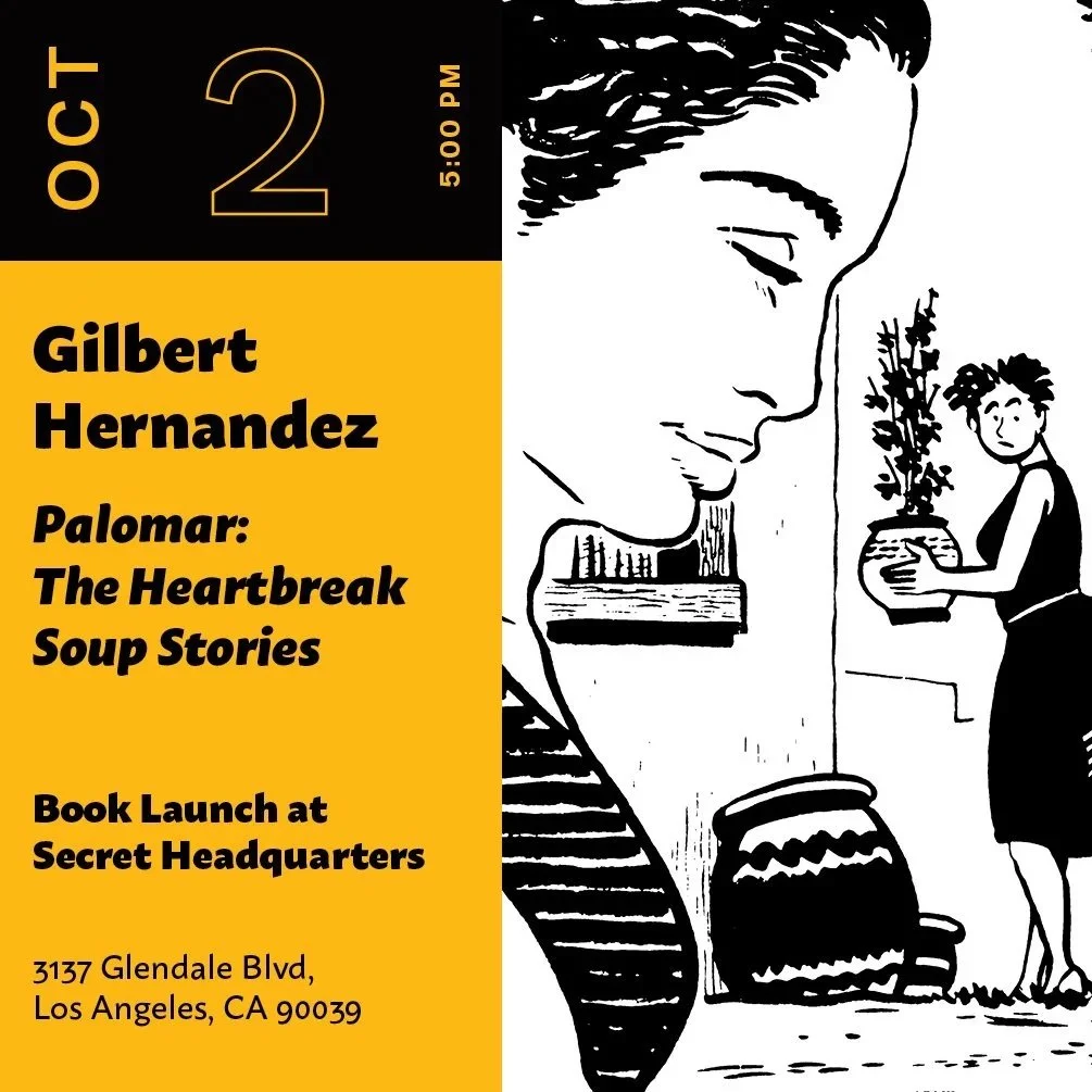 Gilbert Hernandez at SHQ!