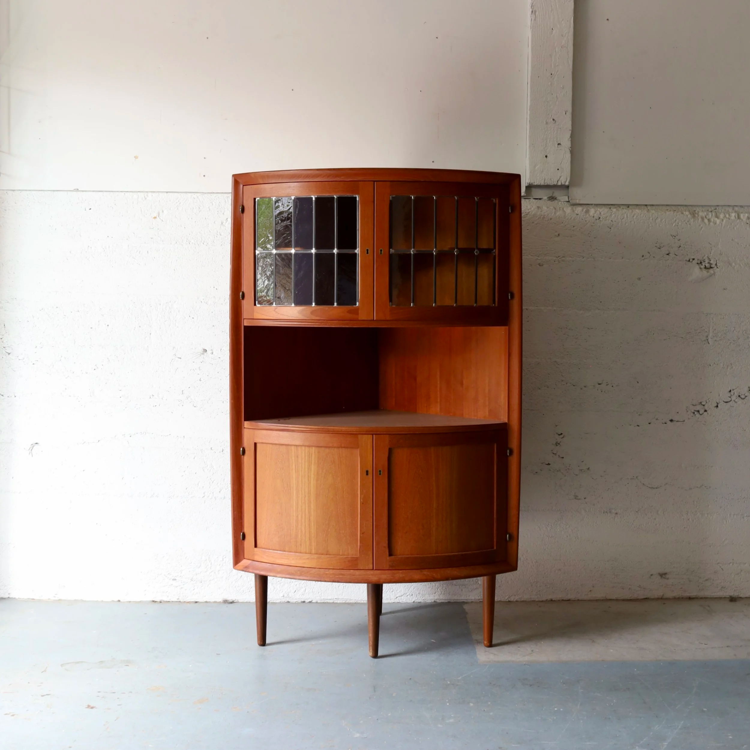 Danish Corner Cabinet - In the shop