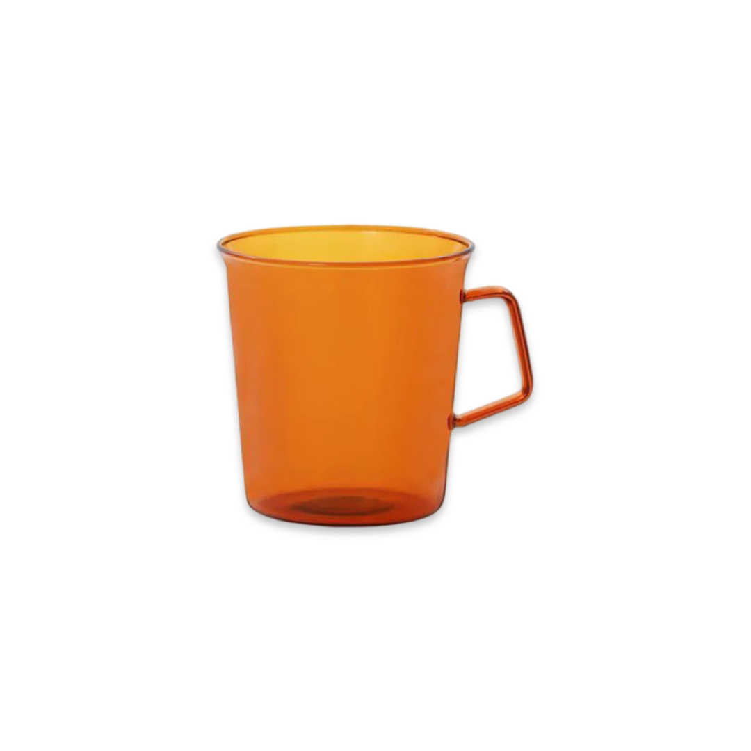 Kinto - Large Cast amber glass